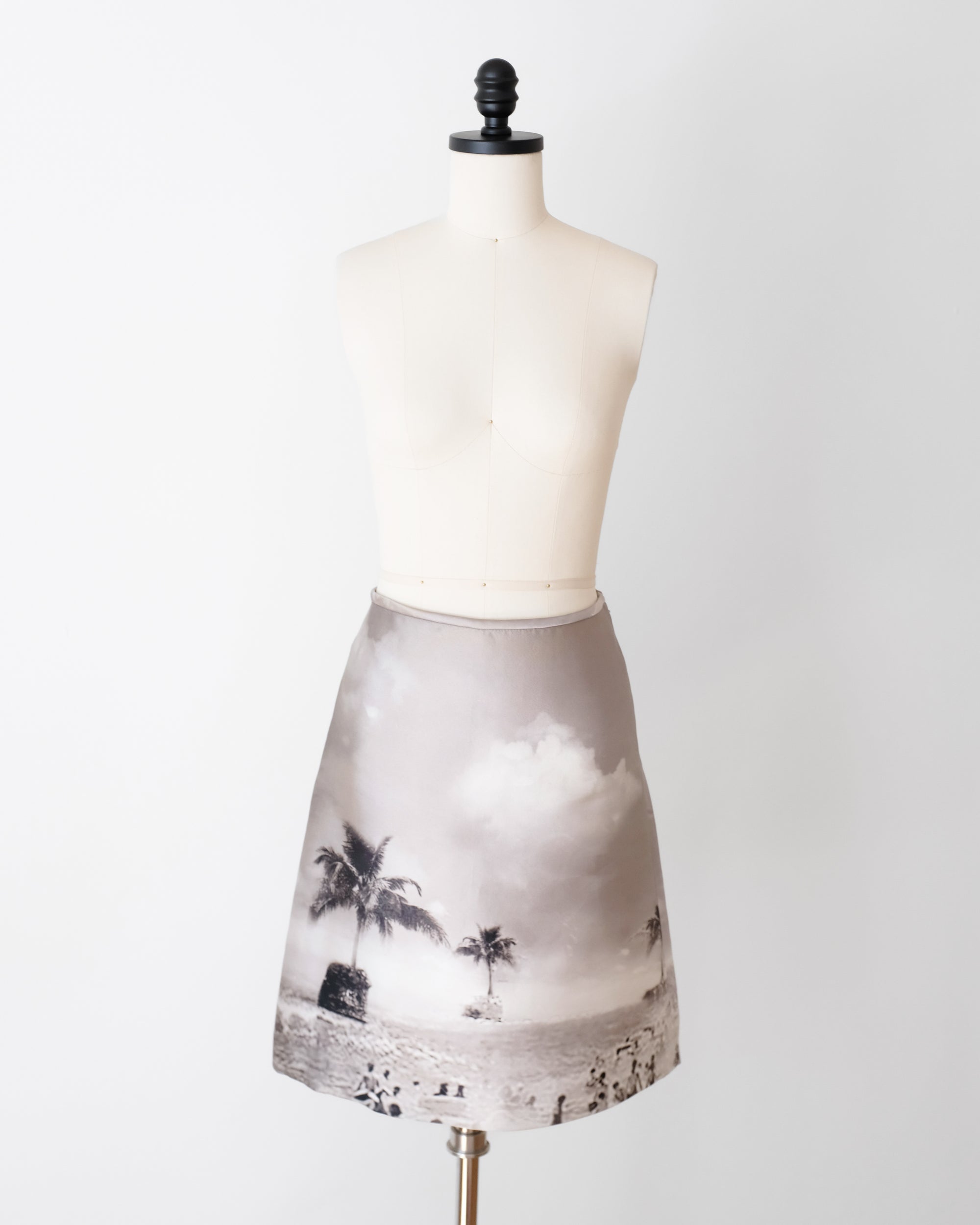 Prada SS2010 Digital Beach Midi Skirt (XS)