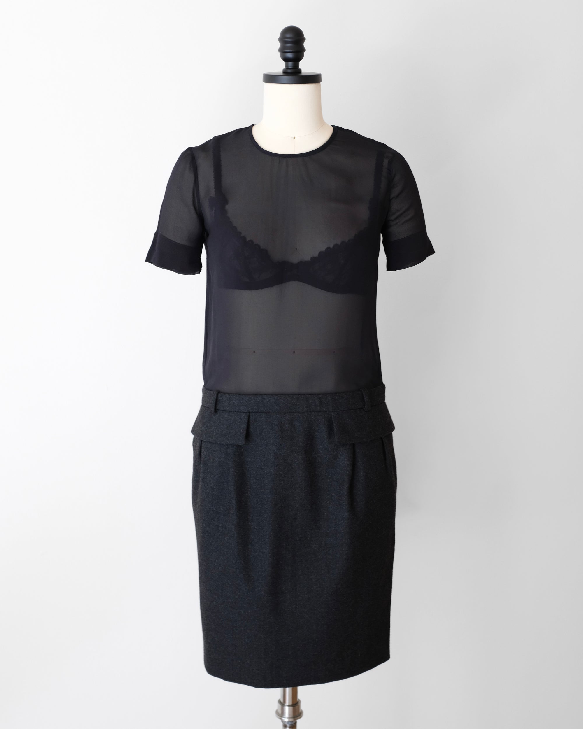 Gucci Pre-Fall 2011 Sheer Mini Dress (XS)