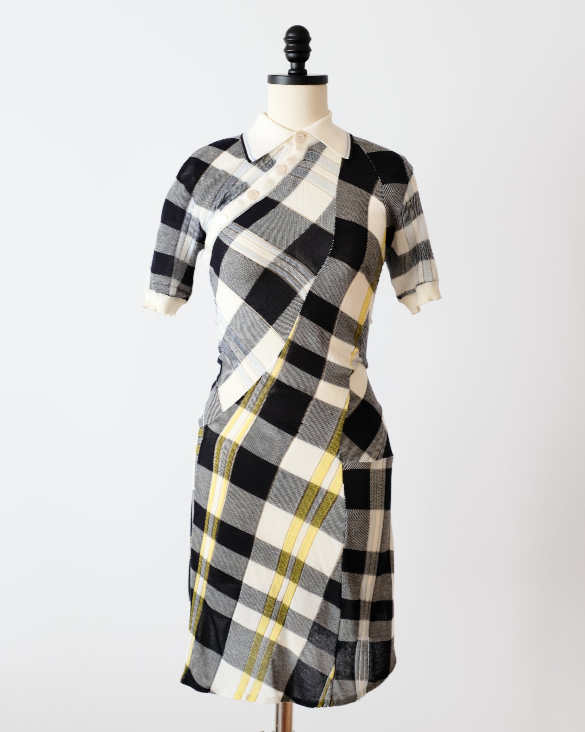 Stella McCartney SS2016 Plaid Midi Dress (XS)