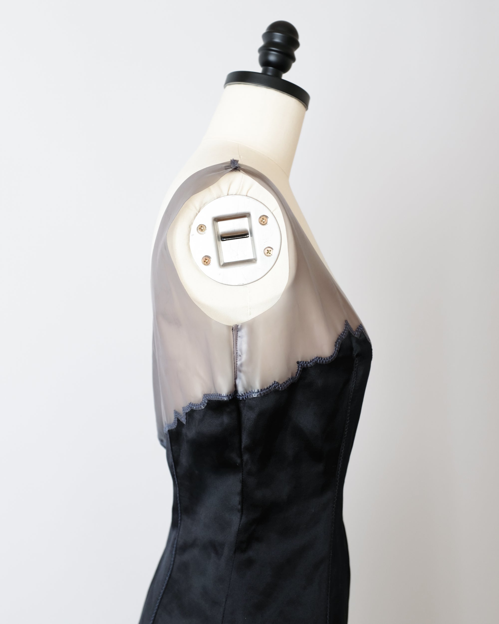 Prada SS1998 Latex Trim Dress (M)