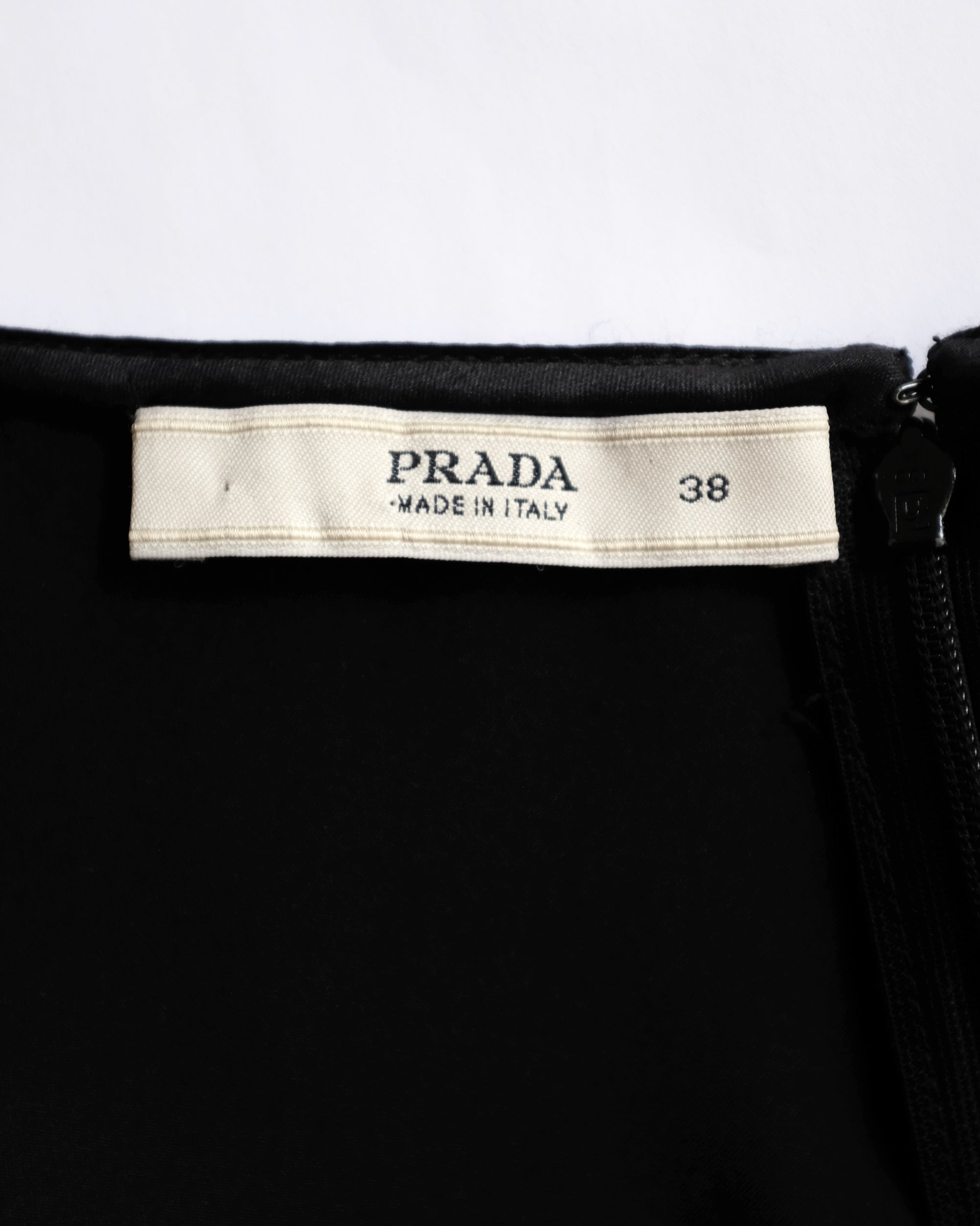 Prada 2000s Draped Silk Skirt (XS)