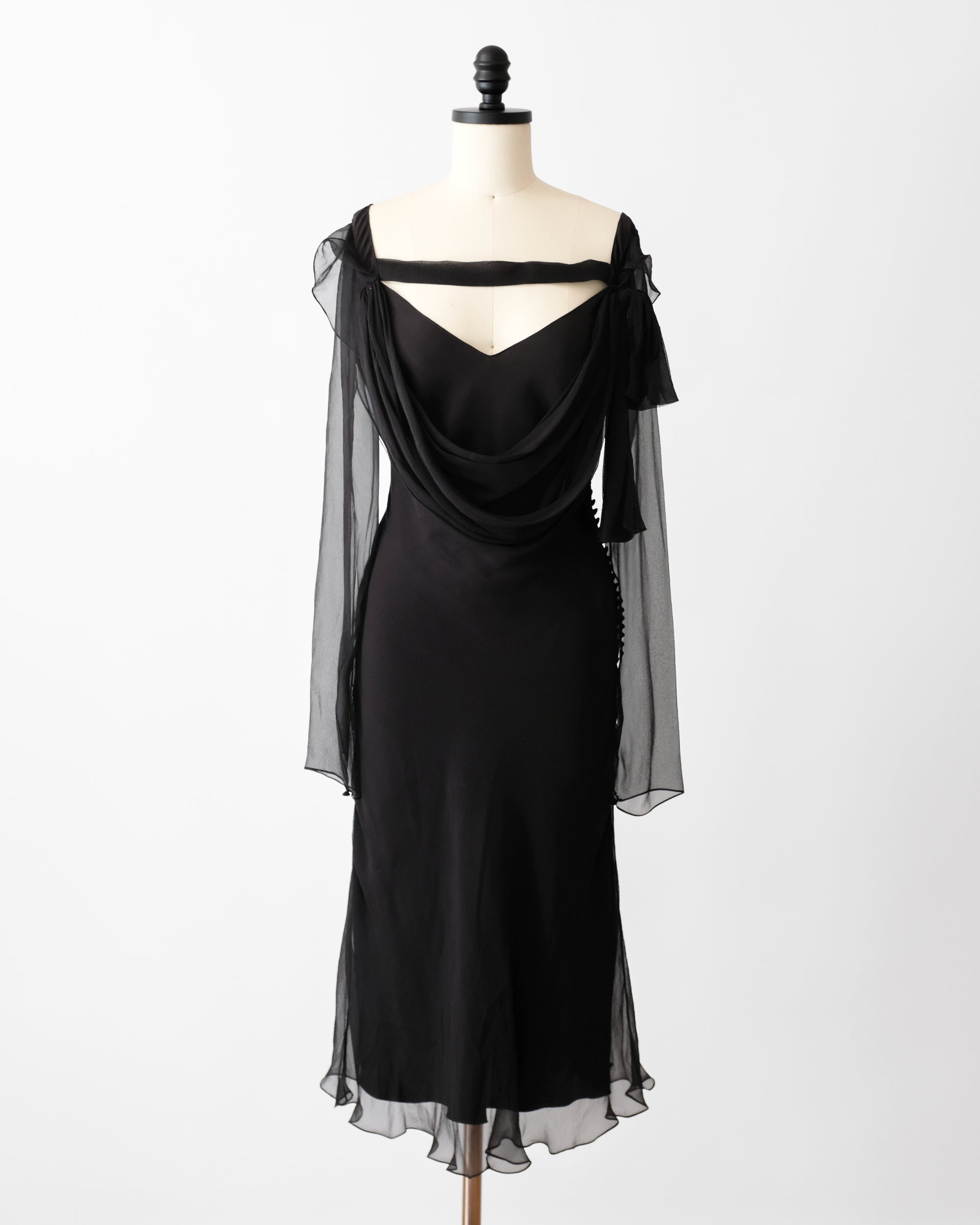 Dior by John Galliano Bias Cut Silk Dress (S)