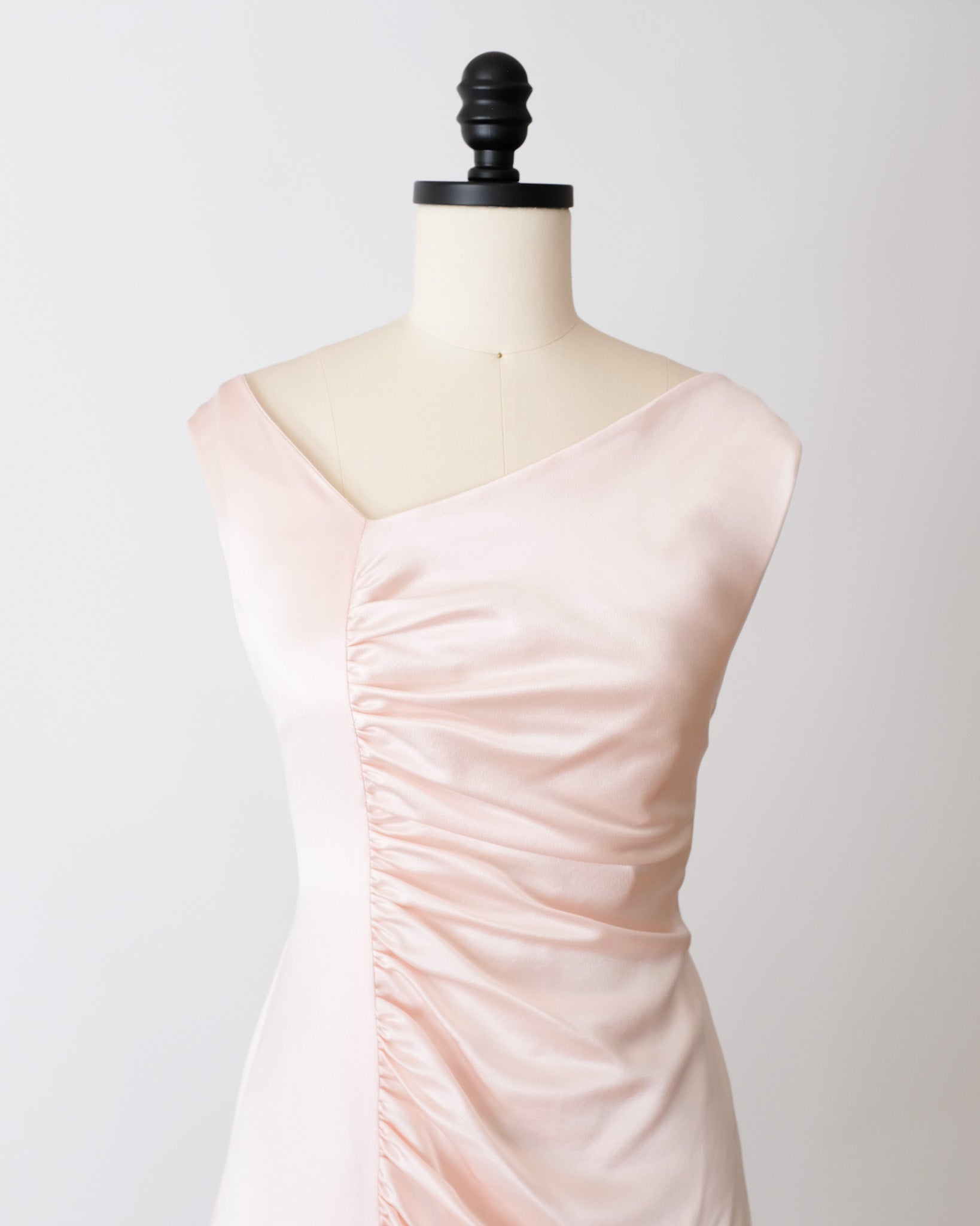 Dior by John Galliano Pink Silk Asymmetric Dress (M)