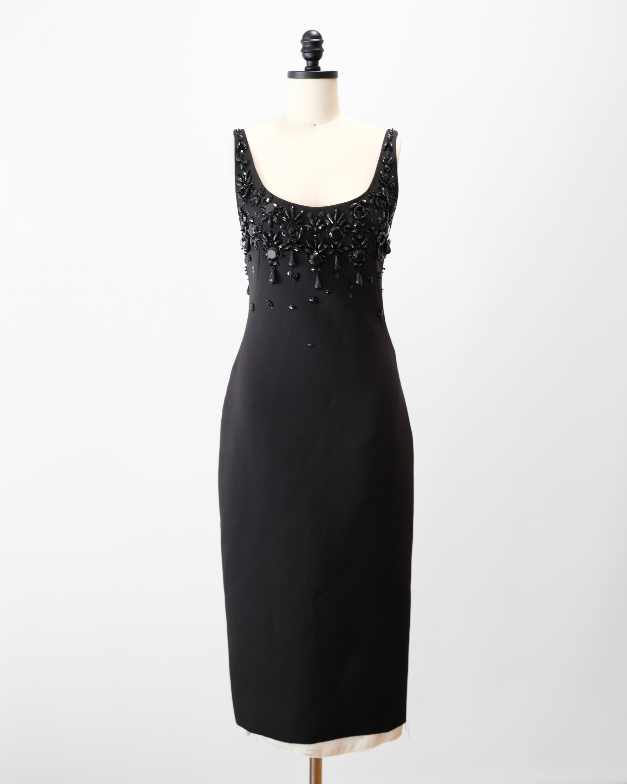 Miu Miu SS2022 Embellished Wool Dress (XS)