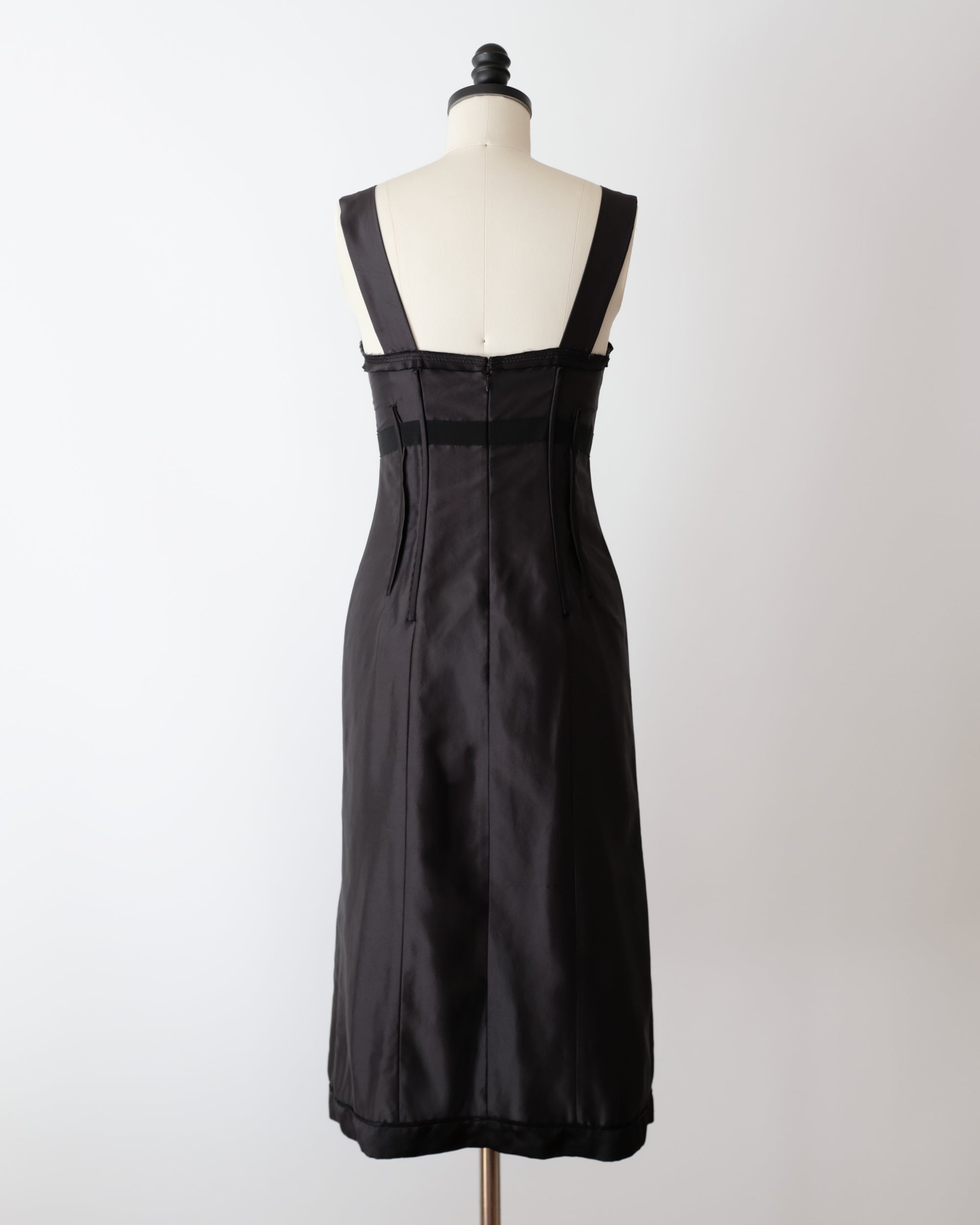 Prada Black Silk Corset Dress (XS)