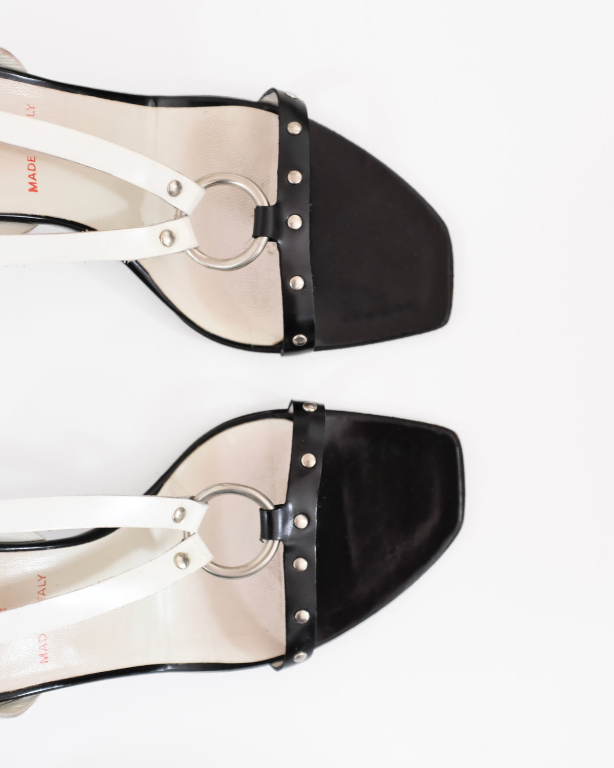 Miu Miu 2000s Studded Harness Sandals (39)