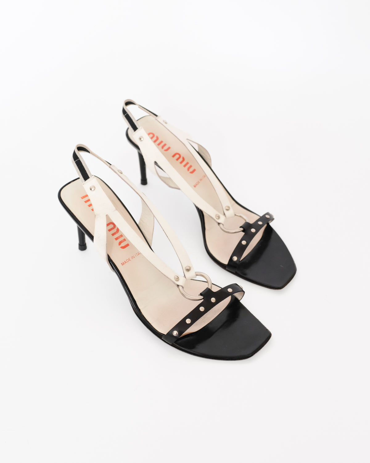 Miu Miu 2000s Studded Harness Sandals (39)