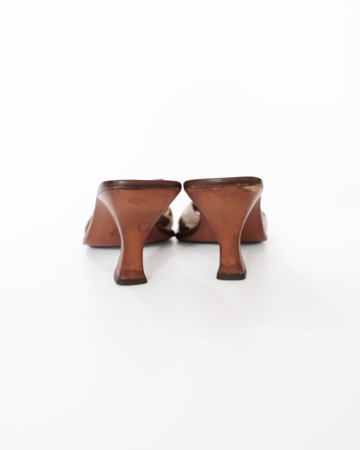 Miu Miu SS1998 Cow Print Ponyhair Mules (38)