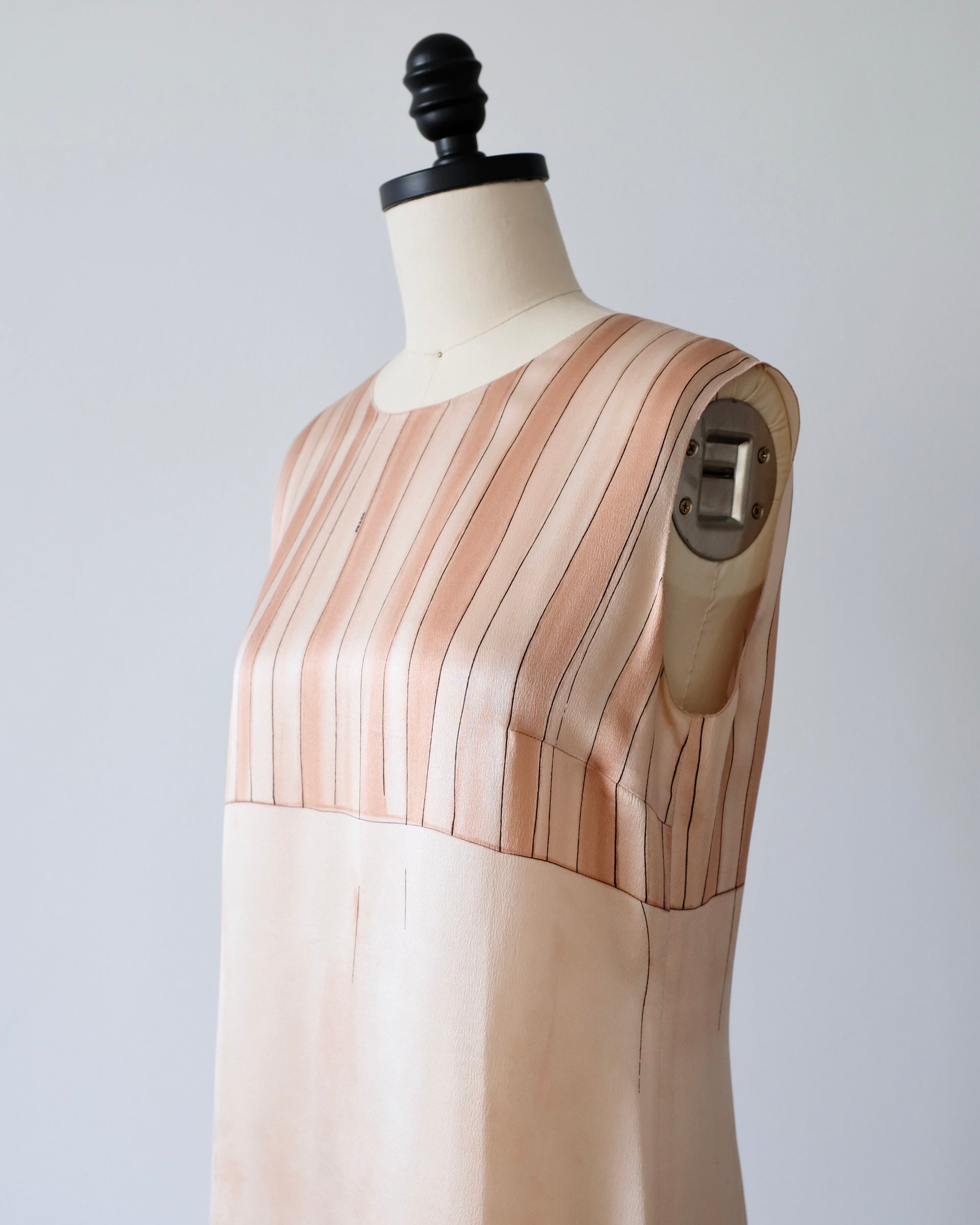 Prada SS2006 Pink Trompe L'oeil Shift Dress (M)