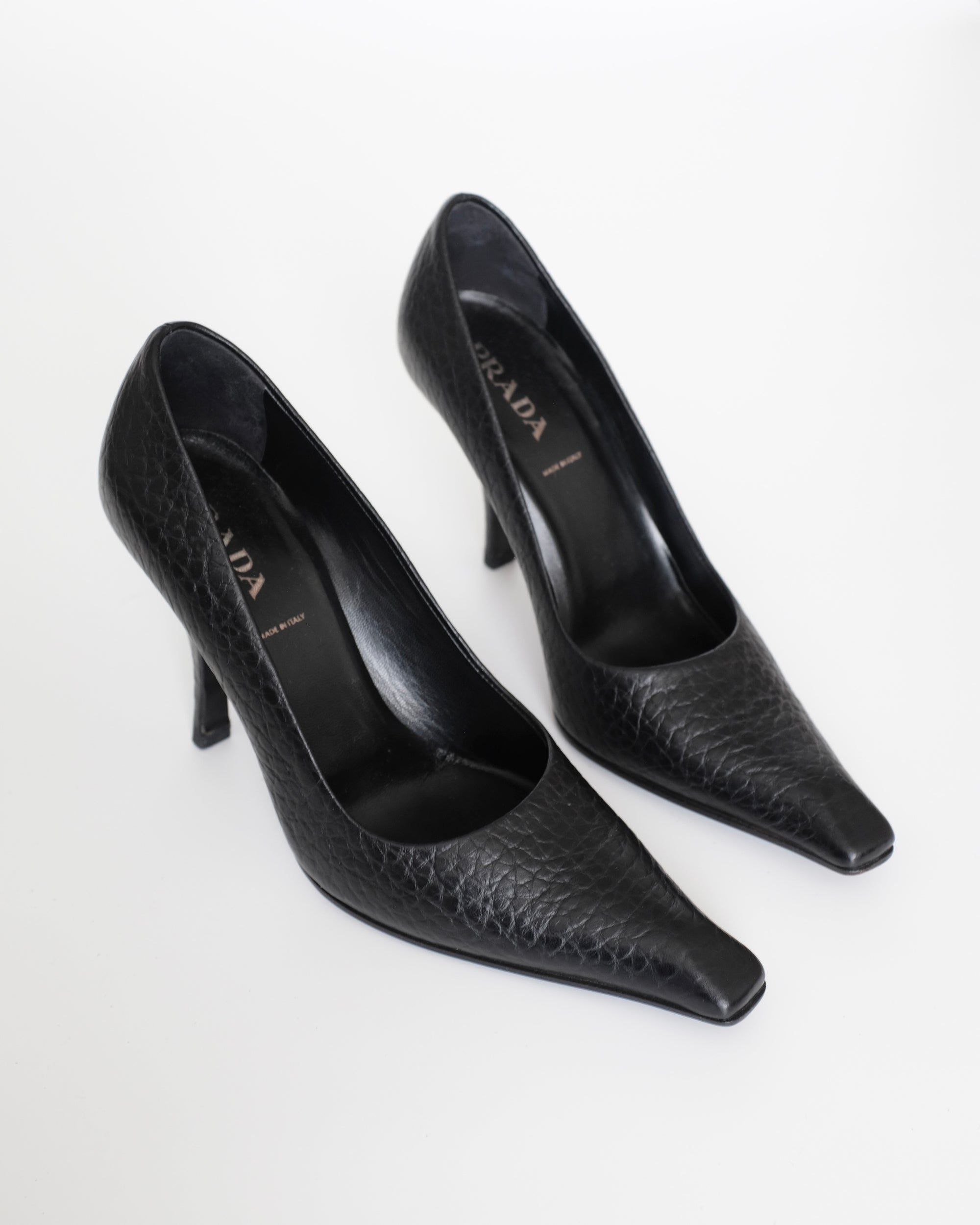 Prada FW2003 Removable Rosette Heels (36.5)