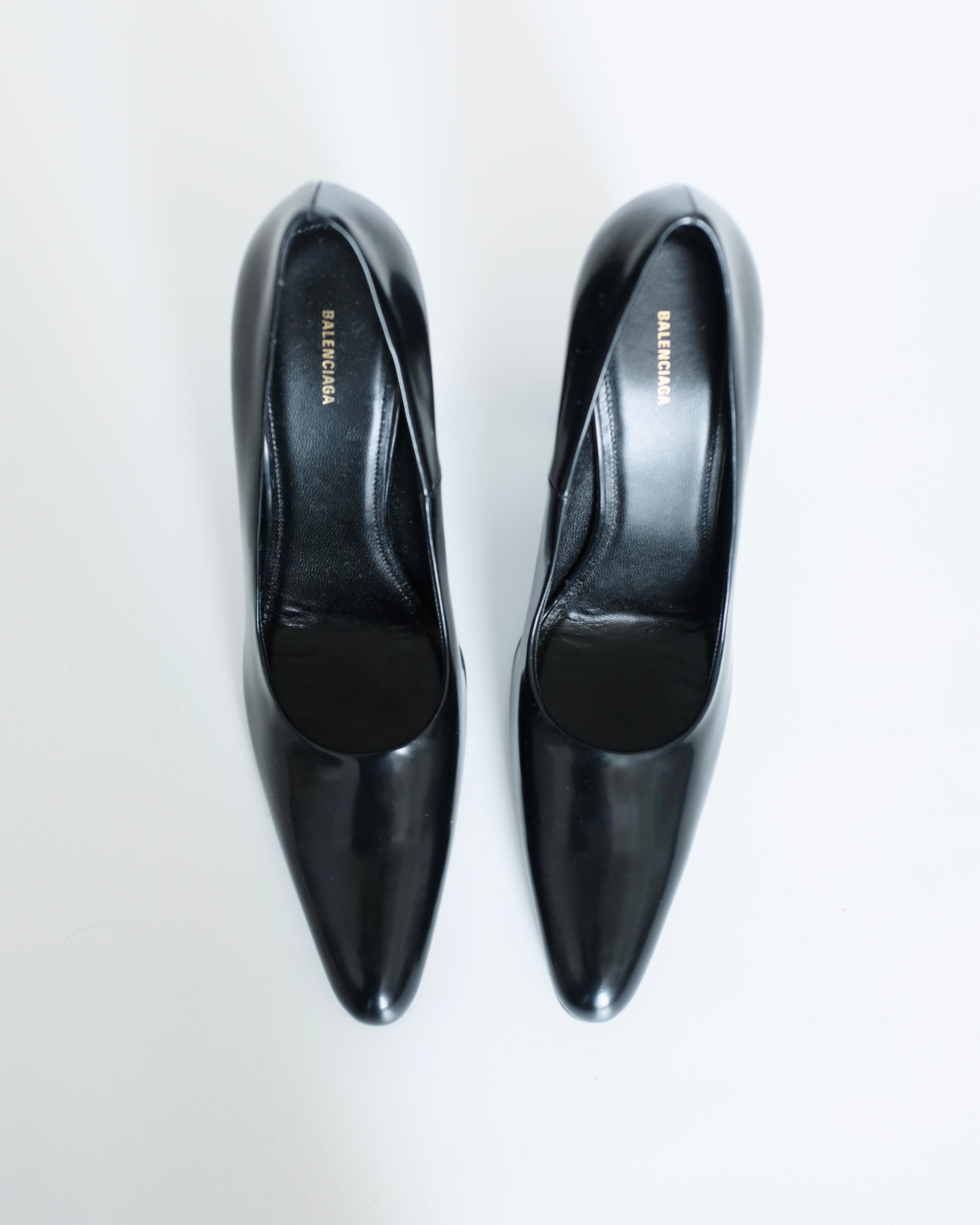 Balenciaga Pointed Block Heels (38)
