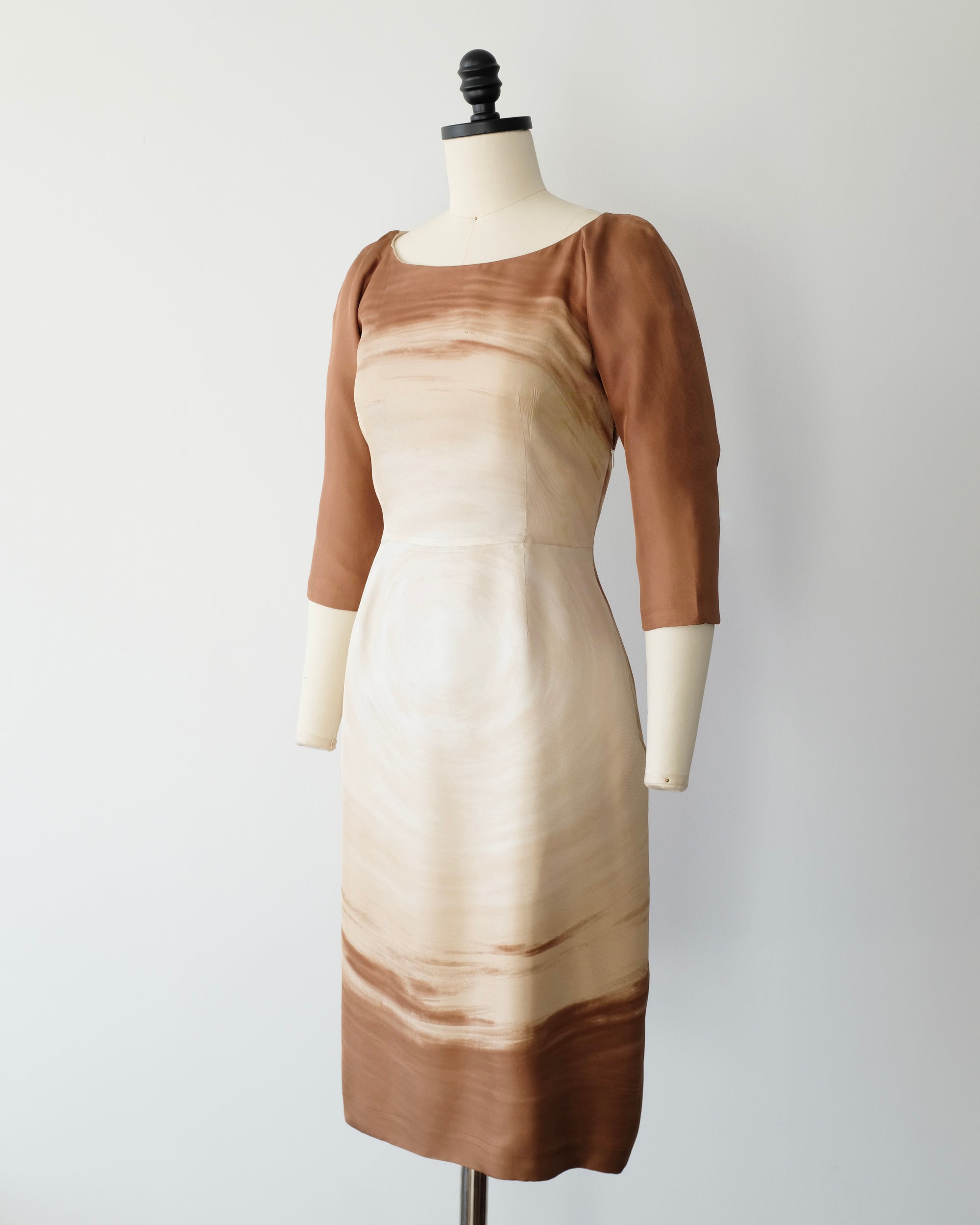 Prada FW2003 Swirl Midi Dress (S)