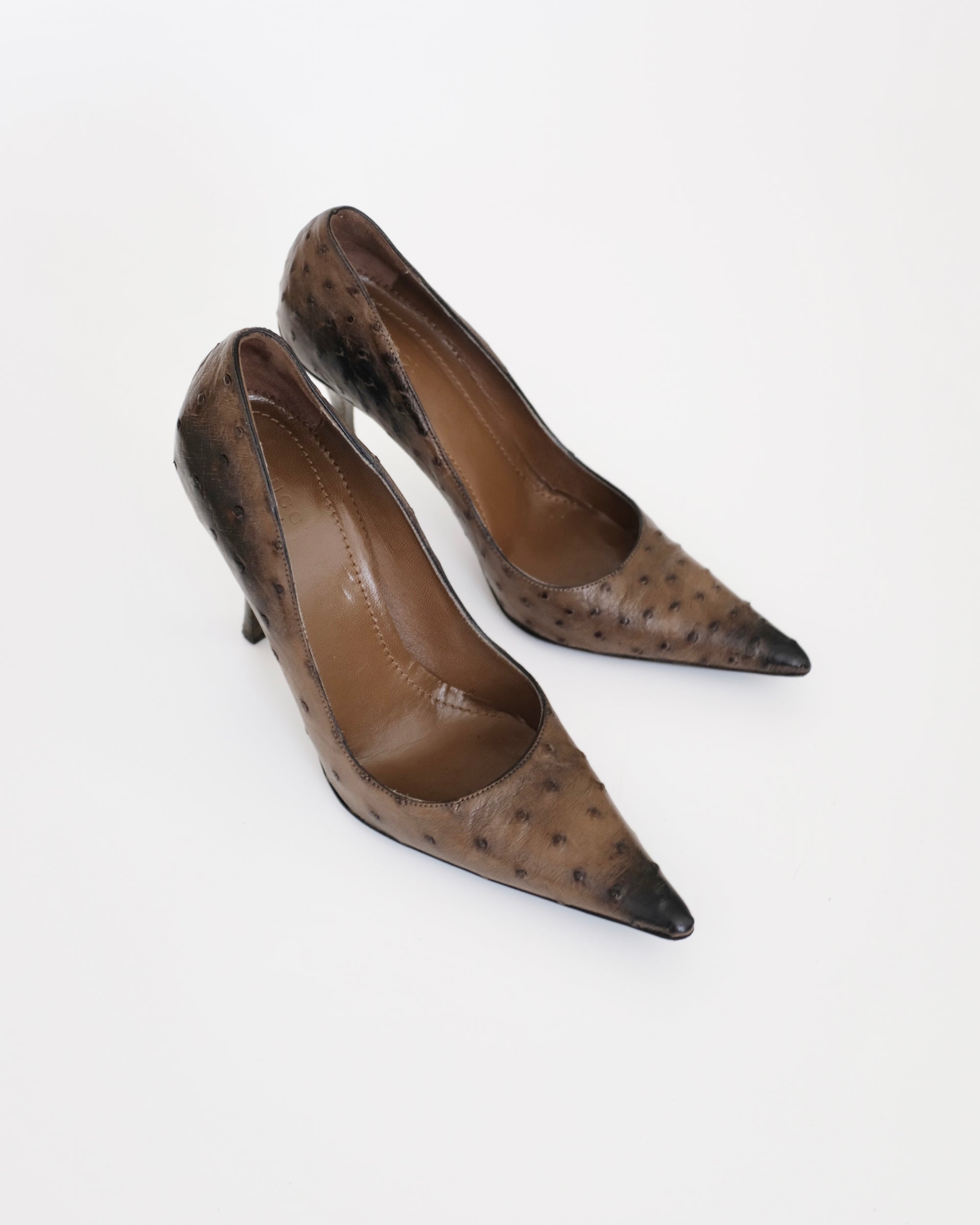 Gucci by Tom Ford Ostrich Heels (38)