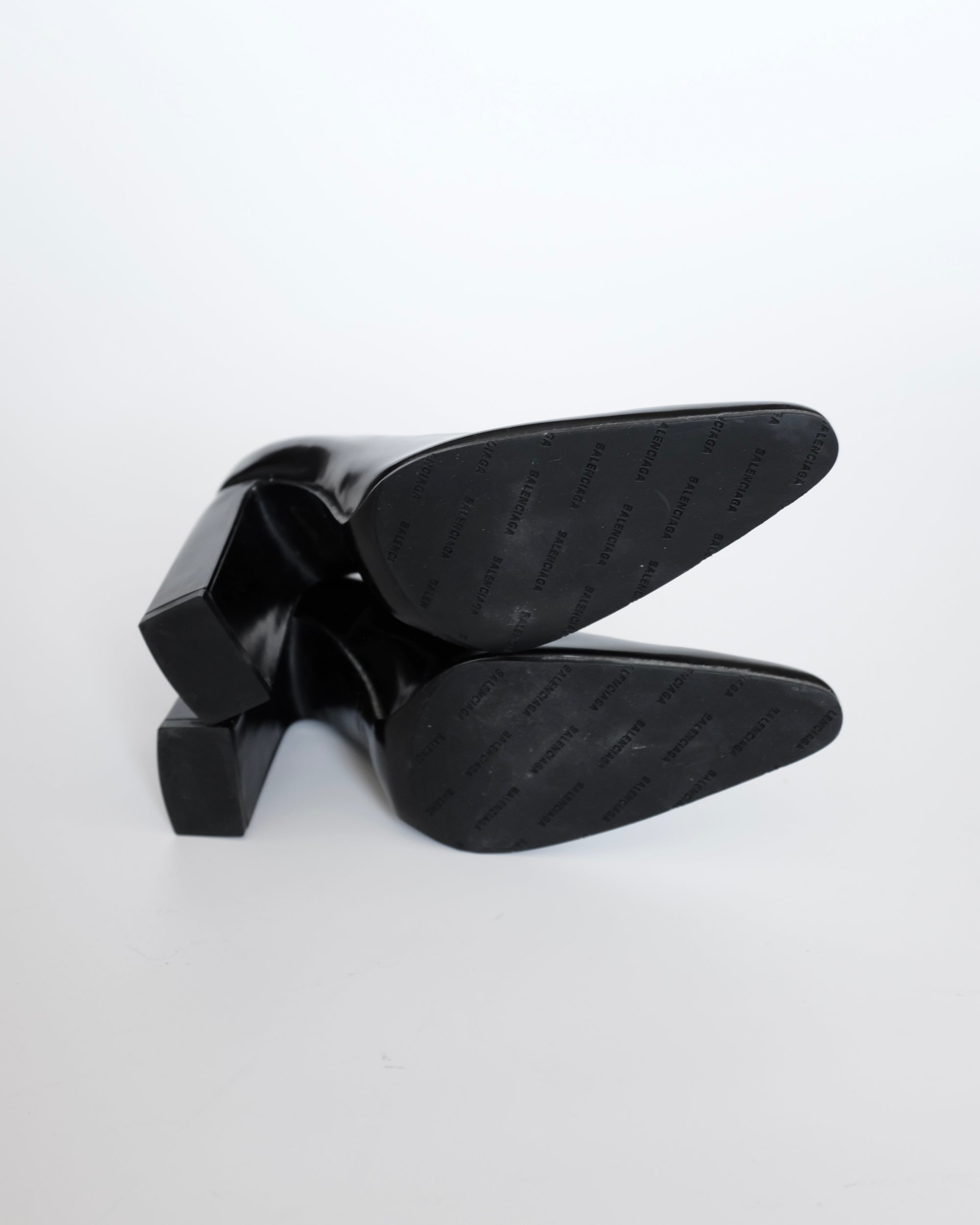 Balenciaga Pointed Block Heels (38)