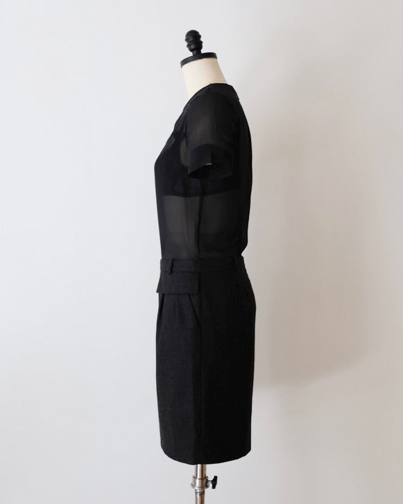 Gucci Pre-Fall 2011 Sheer Mini Dress (XS)