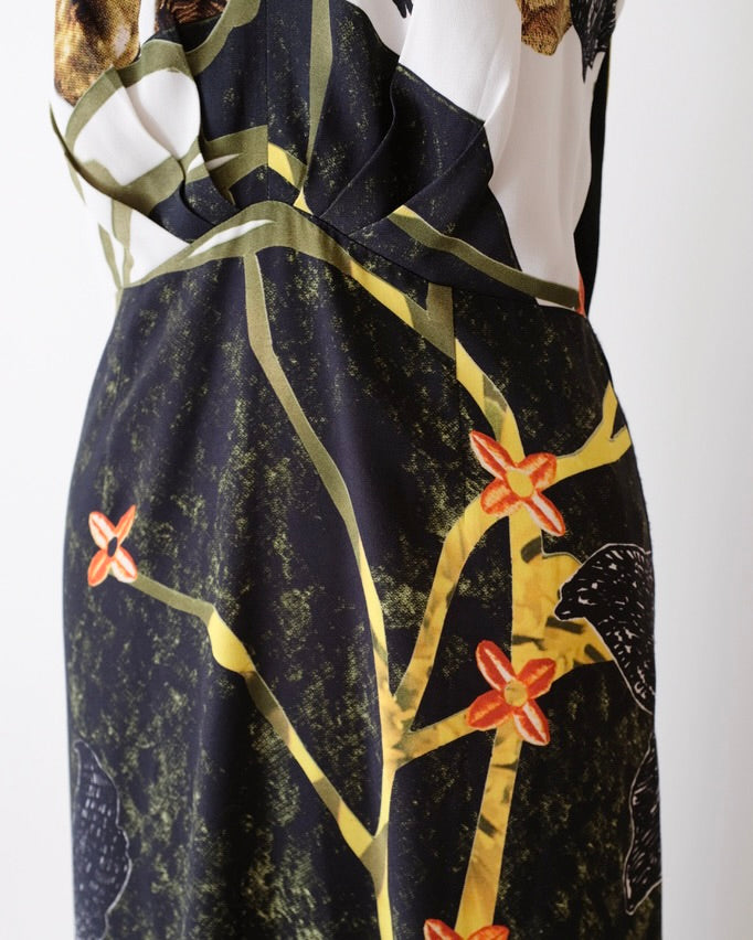 Prada FW2016 Floral Midi Dress (XS)