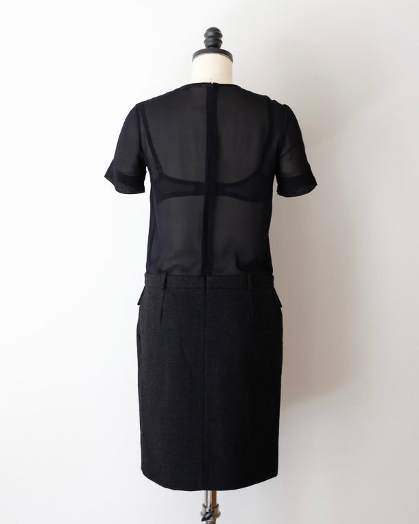 Gucci Pre-Fall 2011 Sheer Mini Dress (XS)
