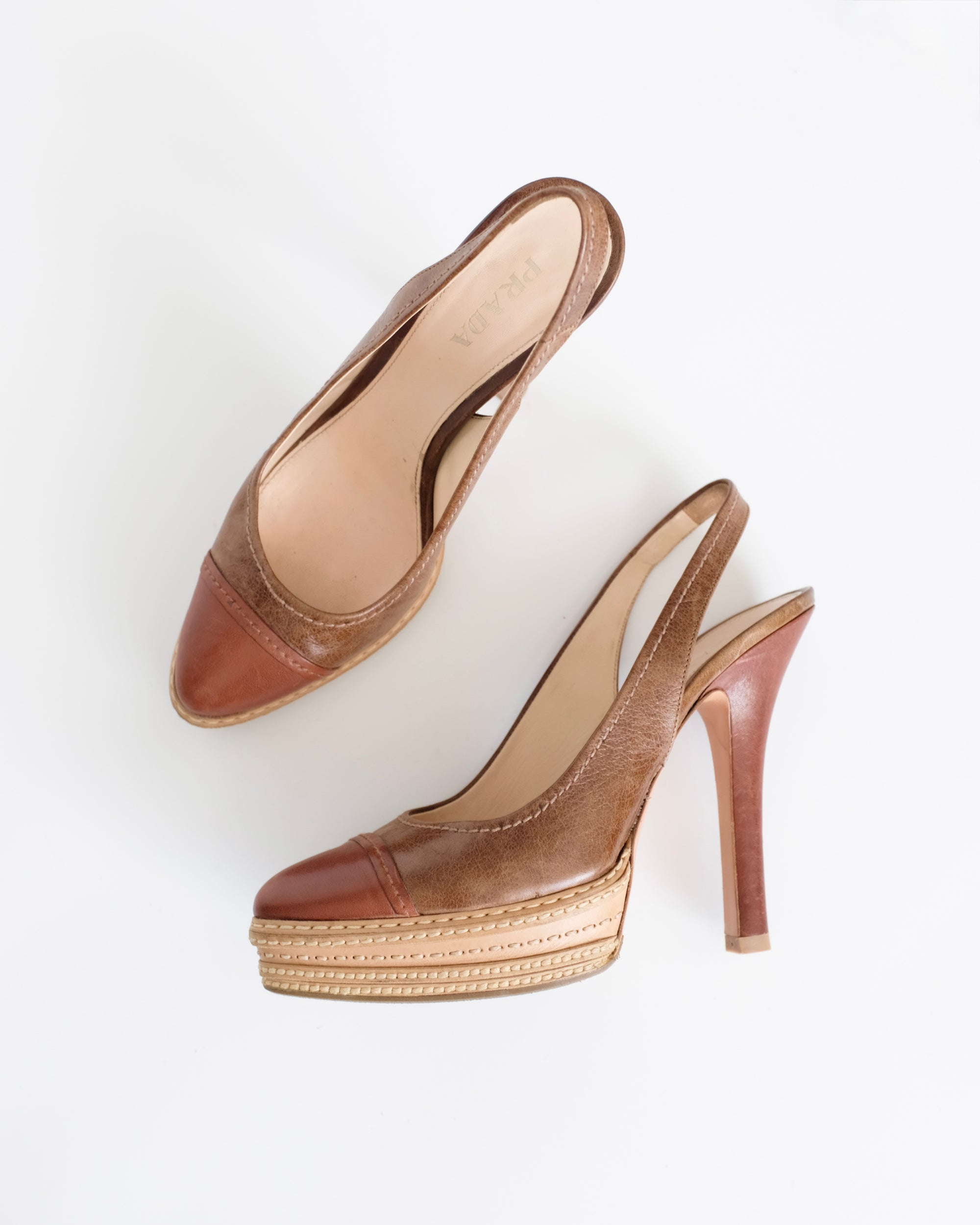 Prada SS2009 Cap Toe Platform Heels (40)