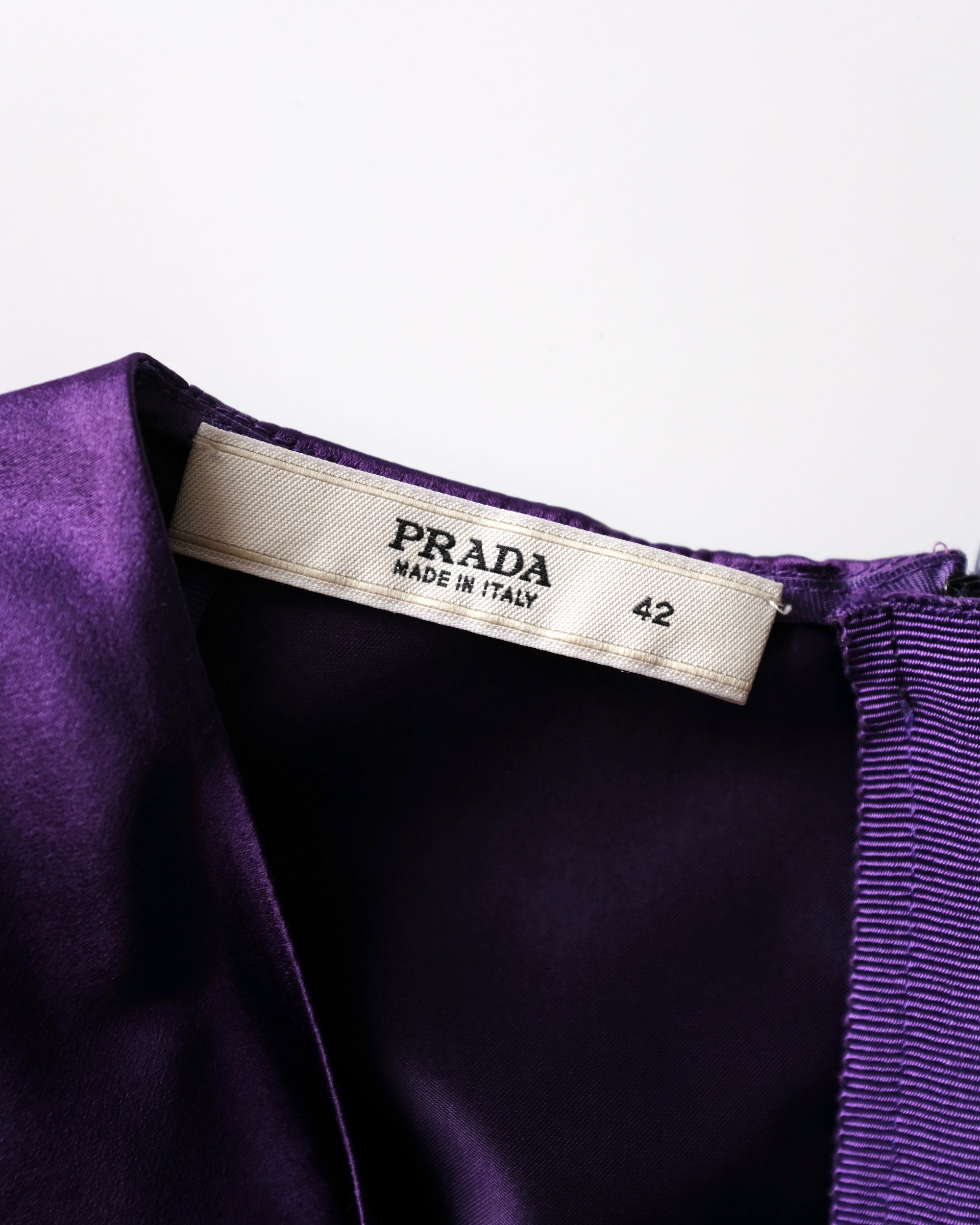 Prada SS2007 Purple Silk Shirt (M)