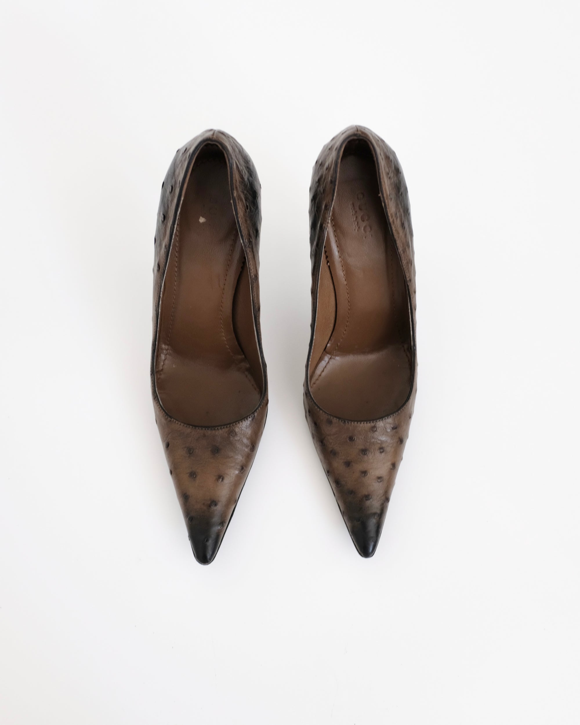 Gucci by Tom Ford Ostrich Heels (38)