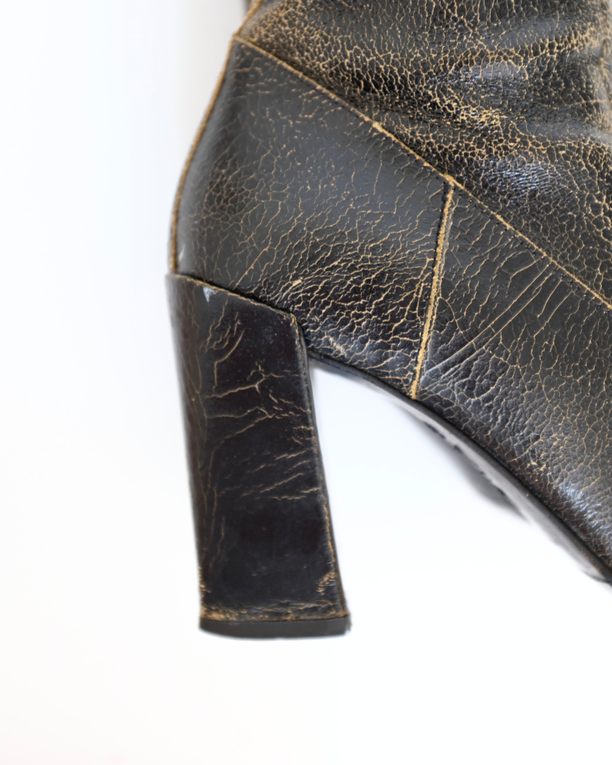 Miu Miu FW2001 Crackle Boots (39.5)