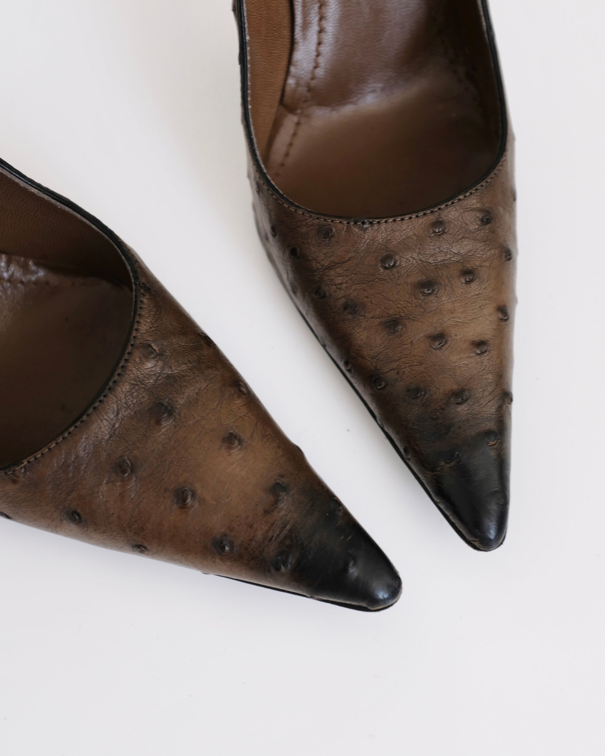 Gucci by Tom Ford Ostrich Heels (38)