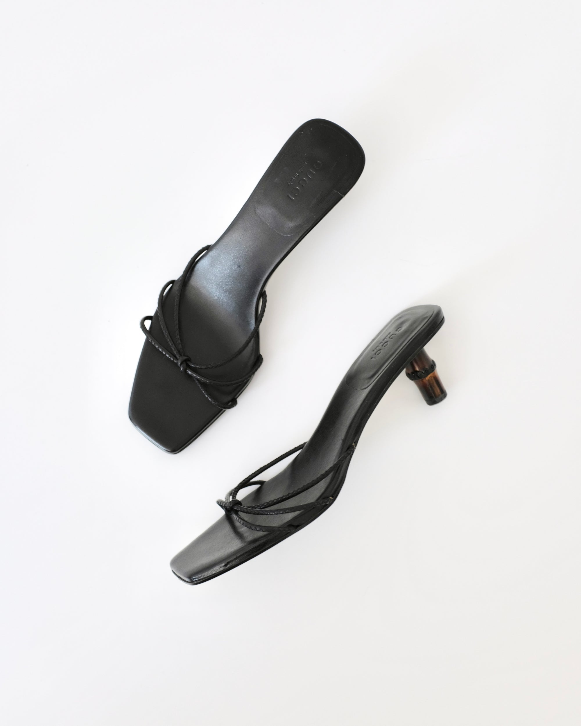 Gucci by Tom Ford 2002 Bamboo Sandals (37.5)
