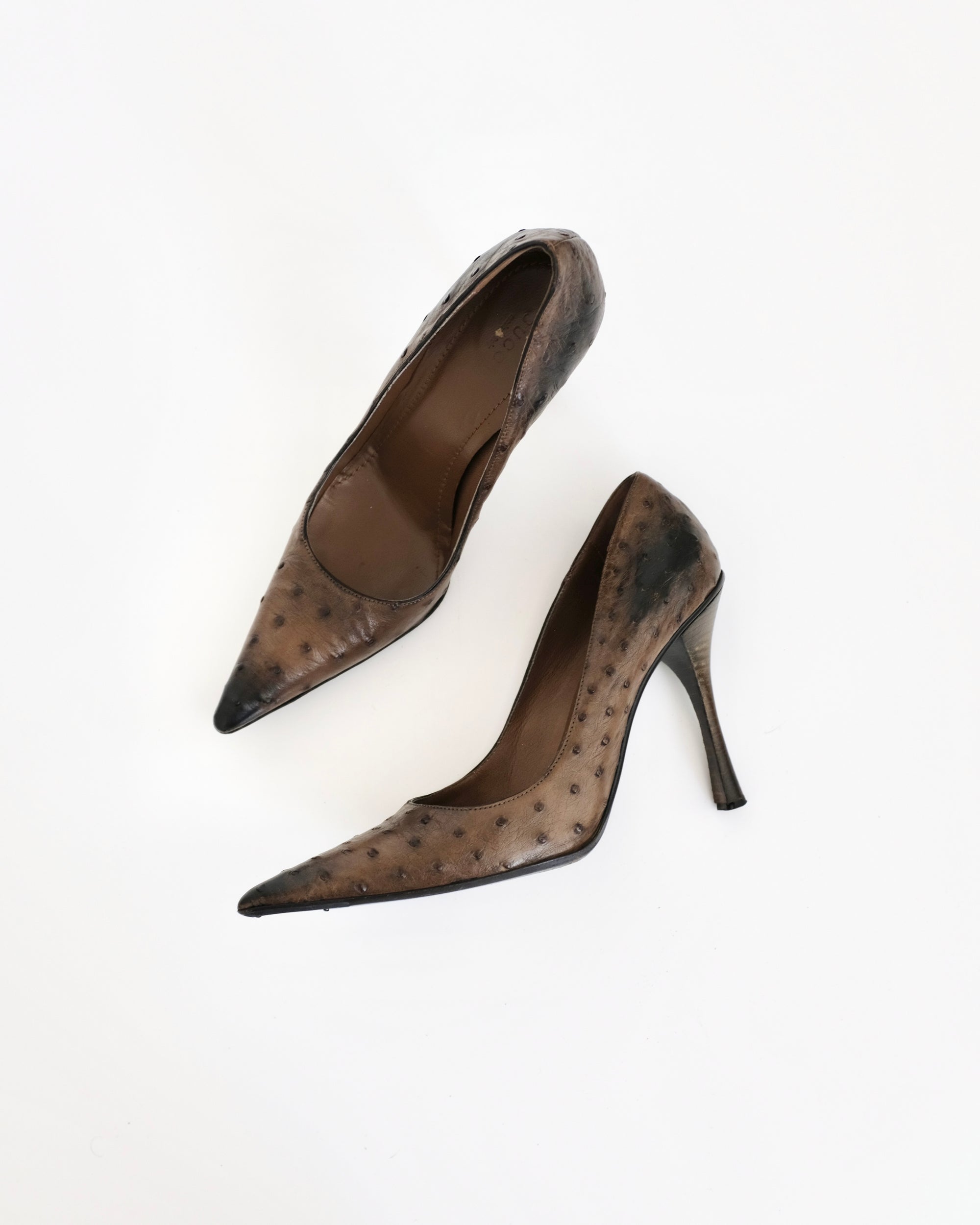 Gucci by Tom Ford Ostrich Heels (38)