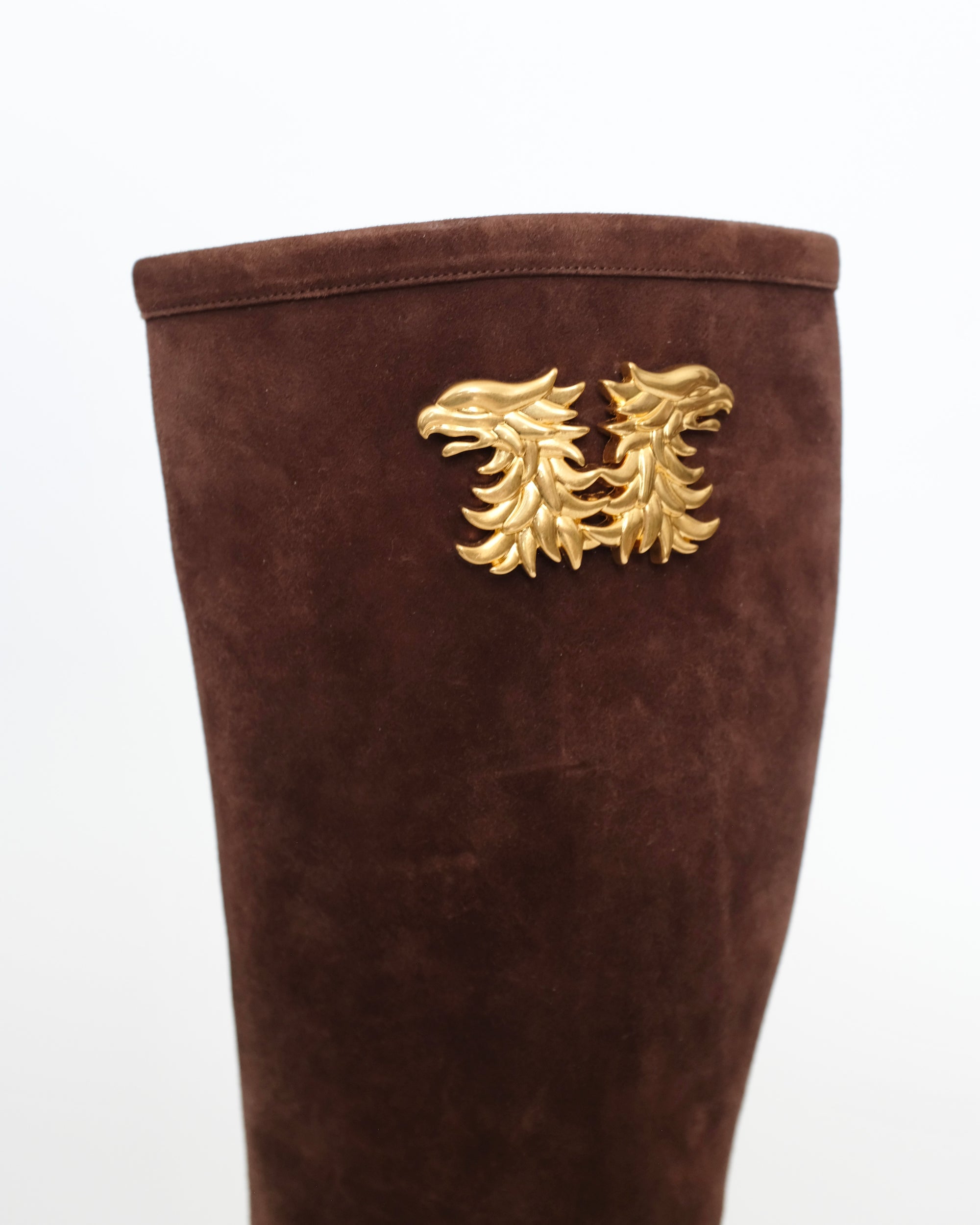 Valentino Suede Riding Boots (38)