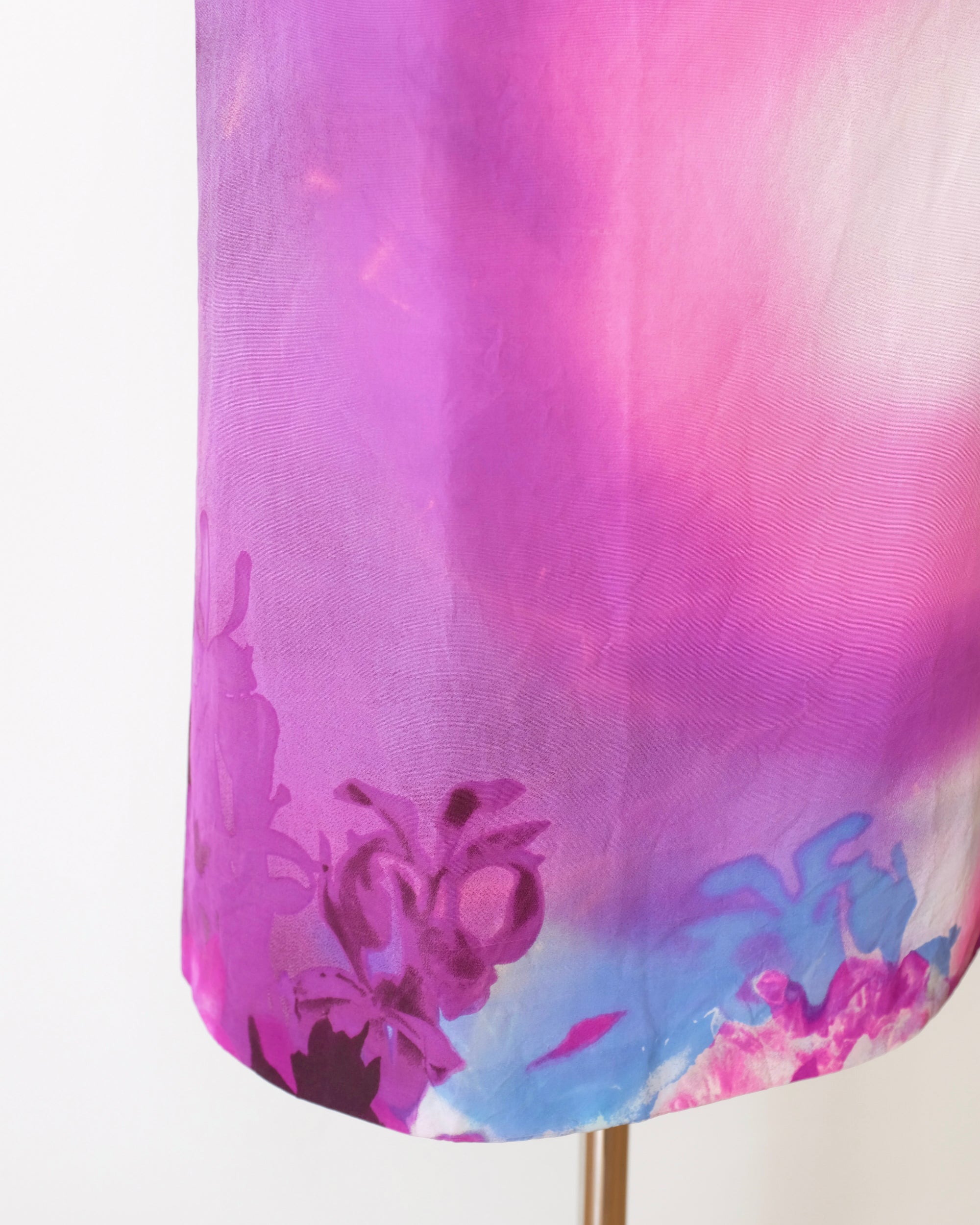 Prada FW2004 Sunset Print Midi Skirt (XS)