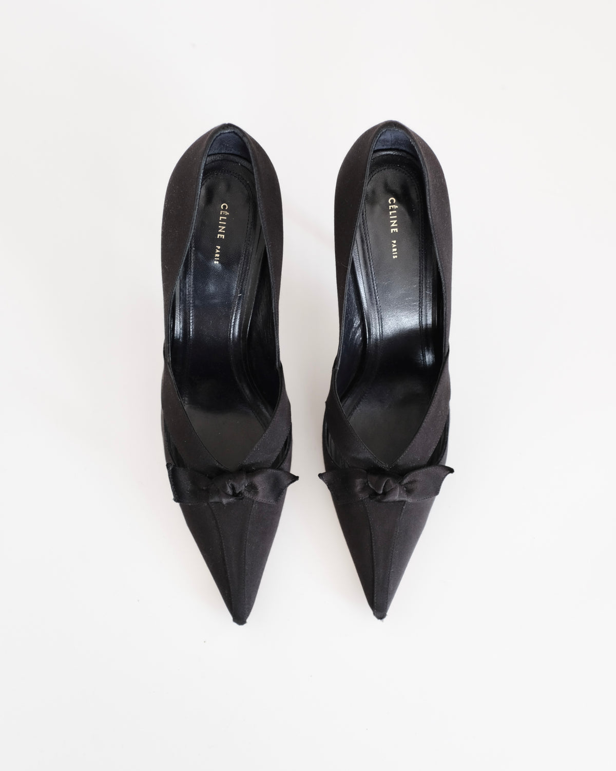 Celine by Phoebe Philo Satin Bow Heels (41)