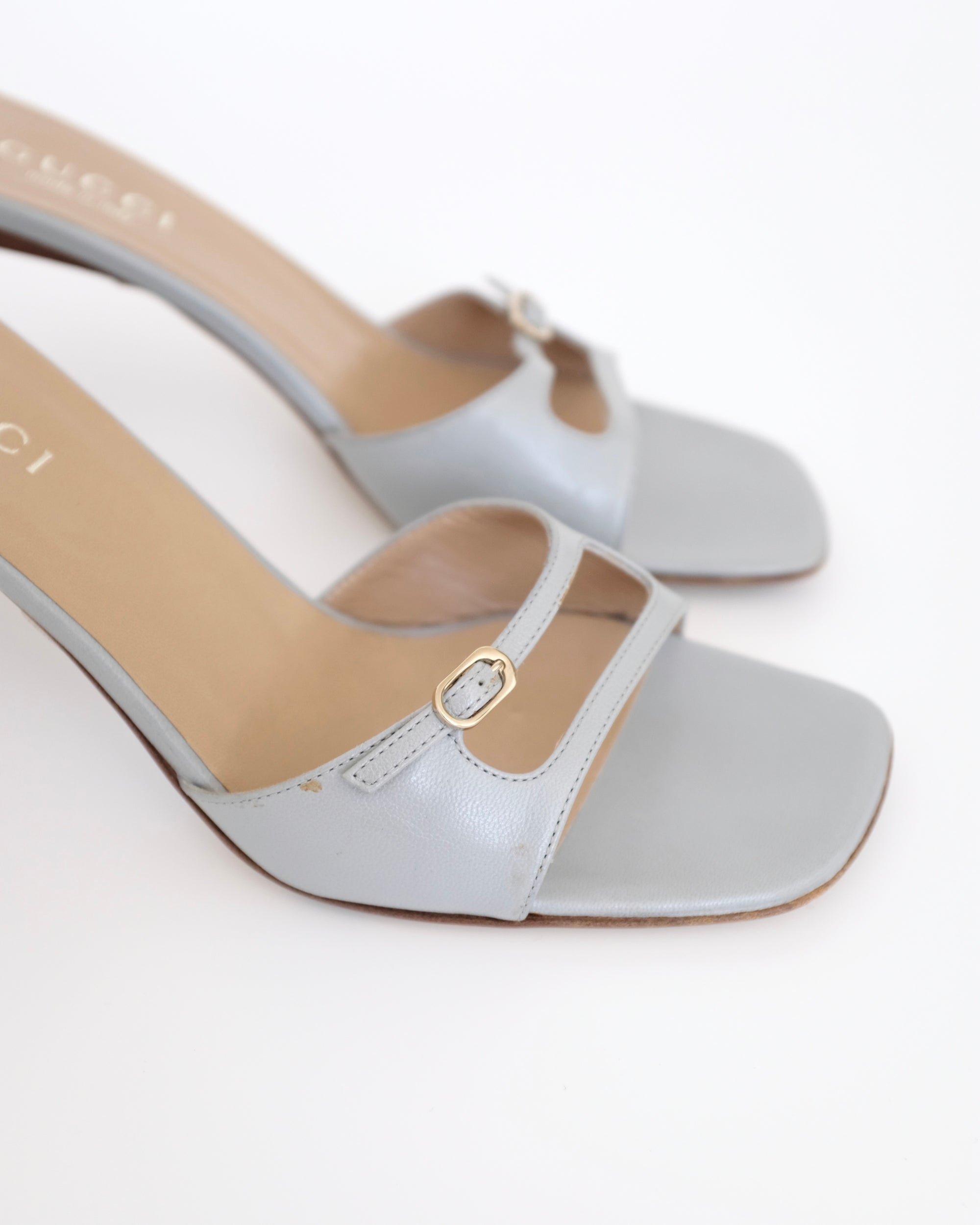 Gucci by Tom Ford Double Buckle Sandals (38.5)