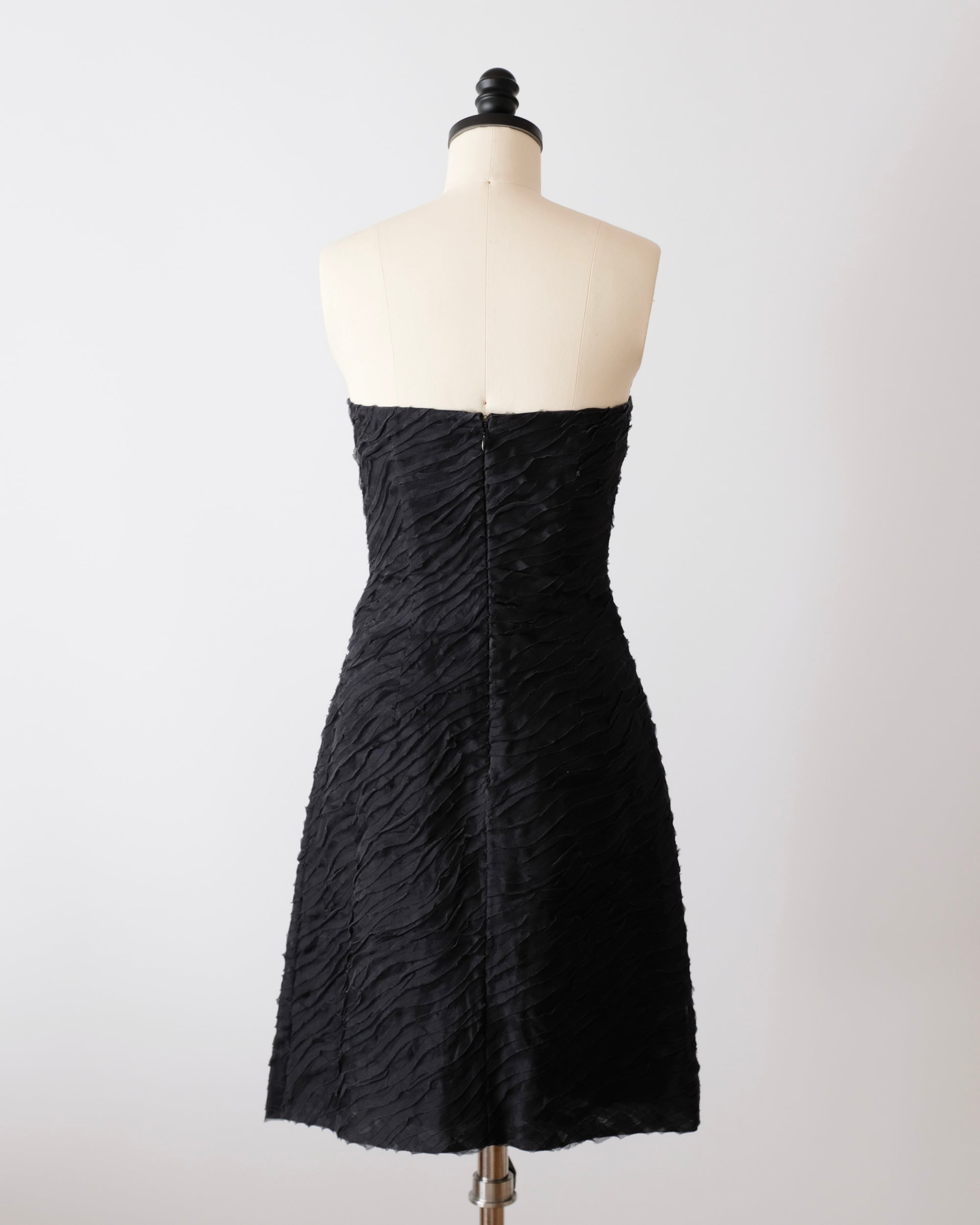 Celine 1990s Silk Wave Dress (XS)
