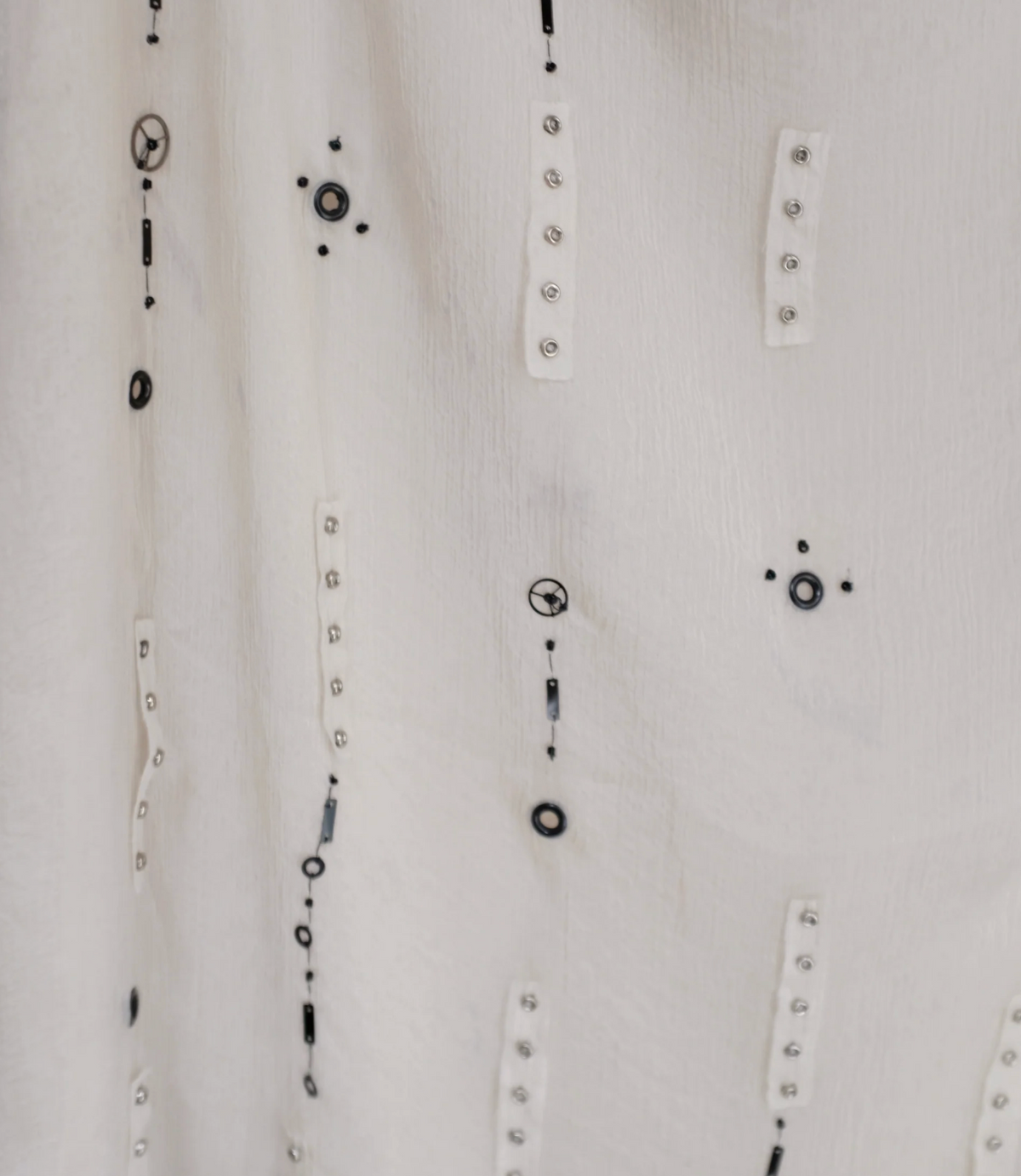 Prada SS2000 Sheer Embellished Lips Skirt (M)
