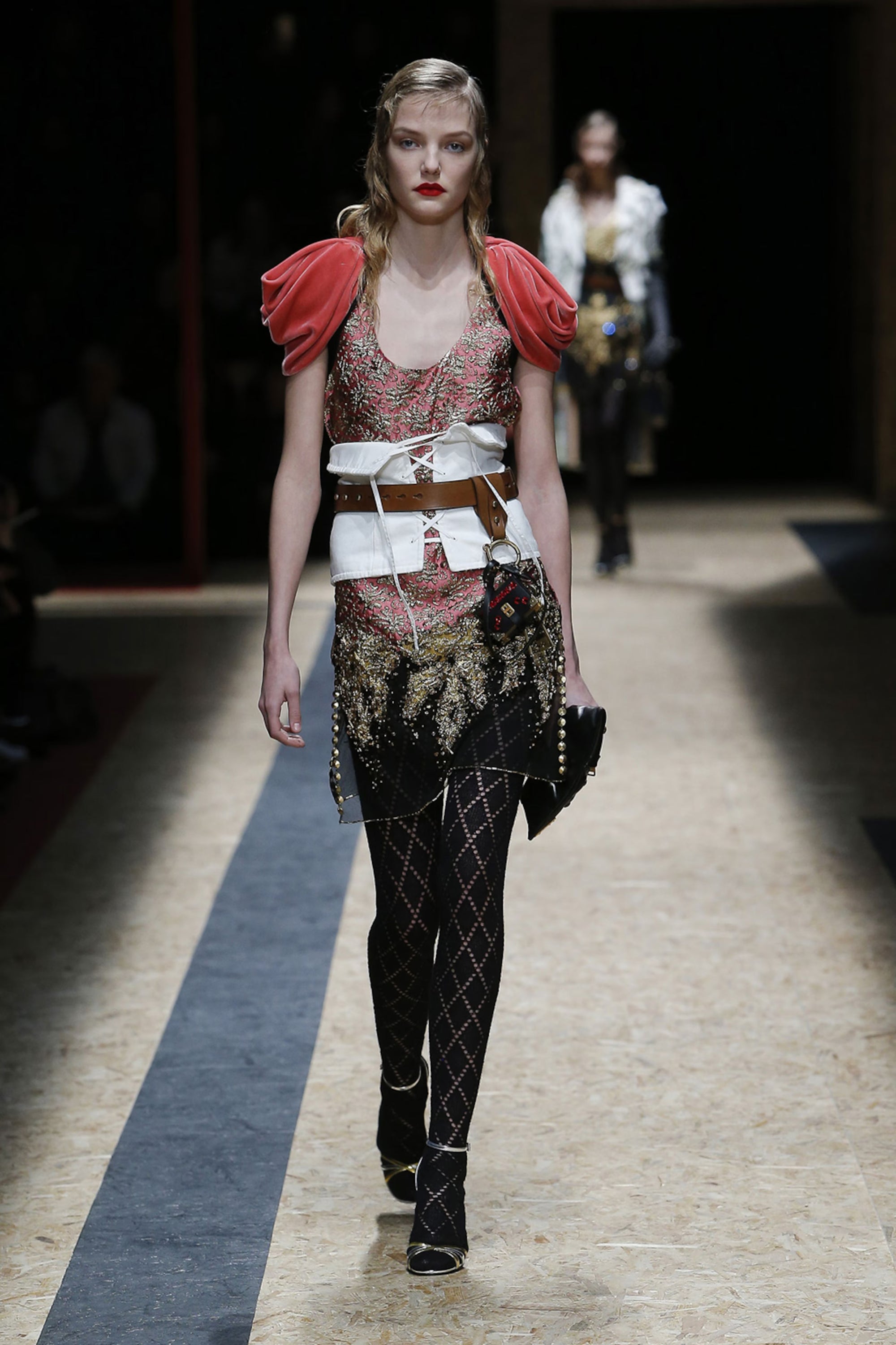 Prada FW2016 Brocade Mini Dress (S)