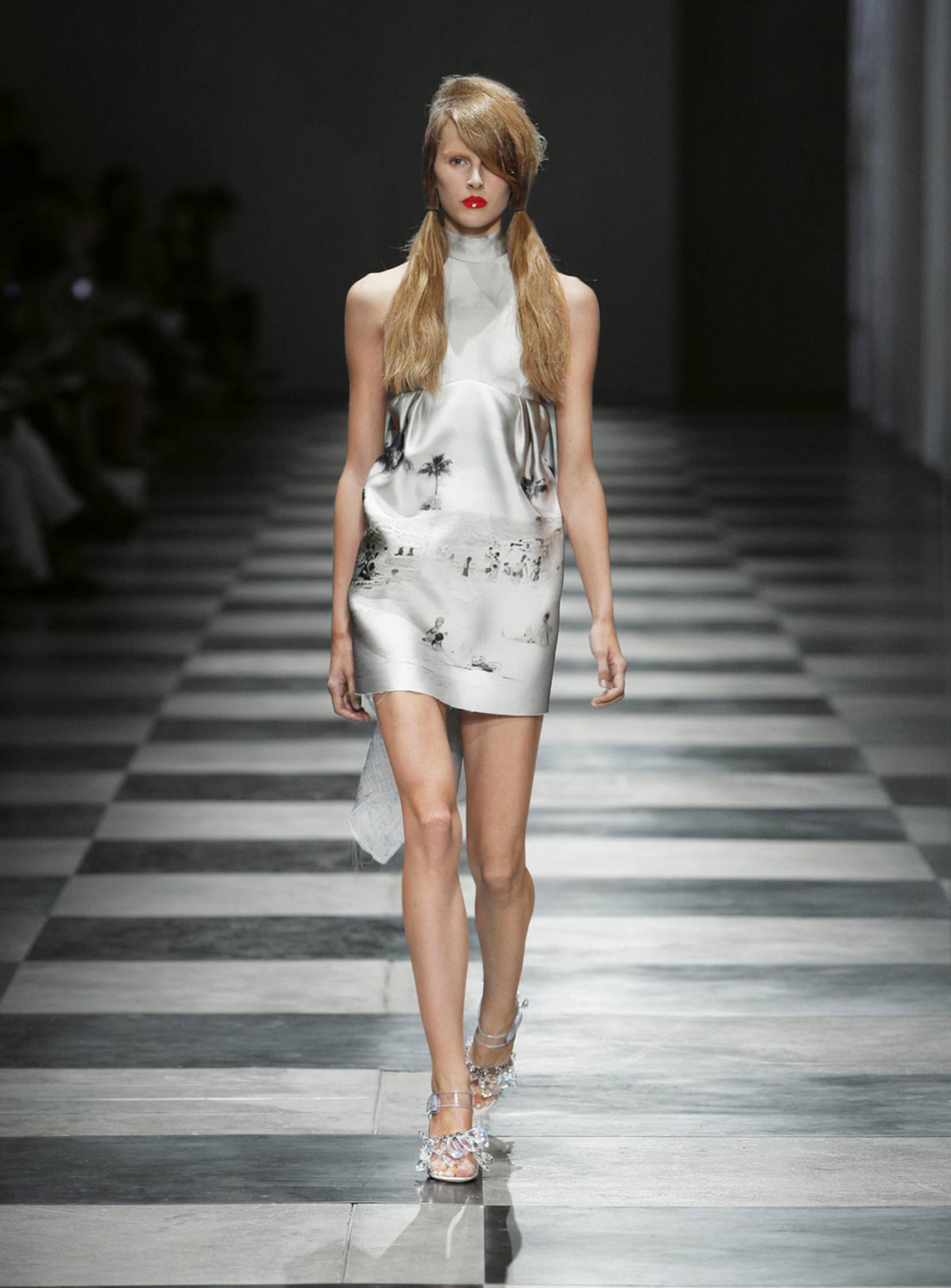 Prada SS2010 Digital Beach Midi Skirt (XS)