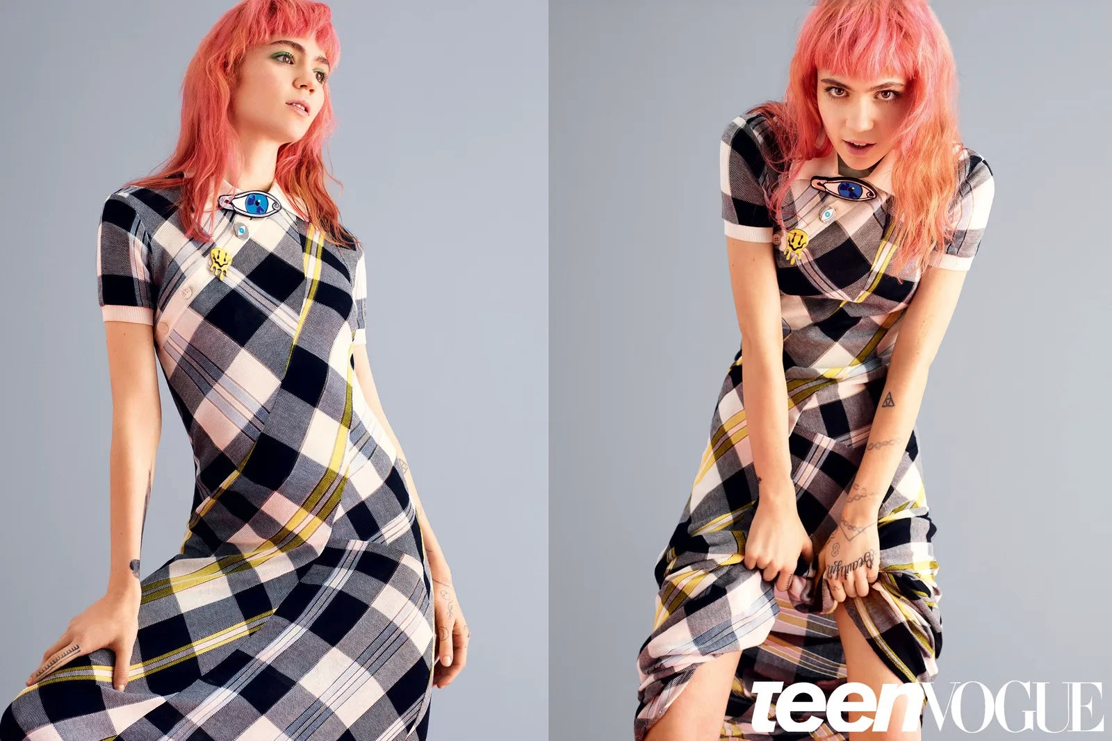Stella McCartney SS2016 Plaid Midi Dress (XS)