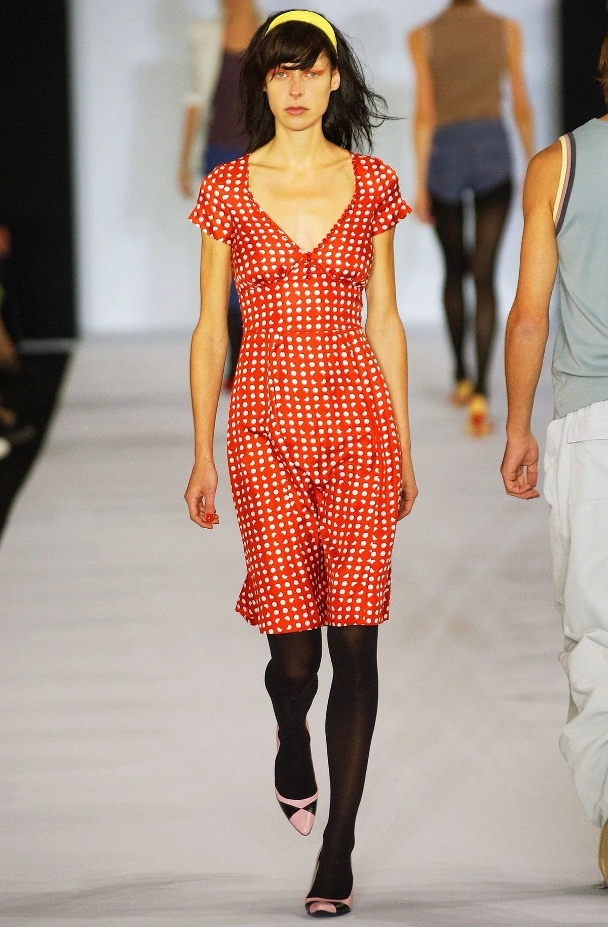 Marc Jacobs SS2003 Red Polka Dot Dress (L)