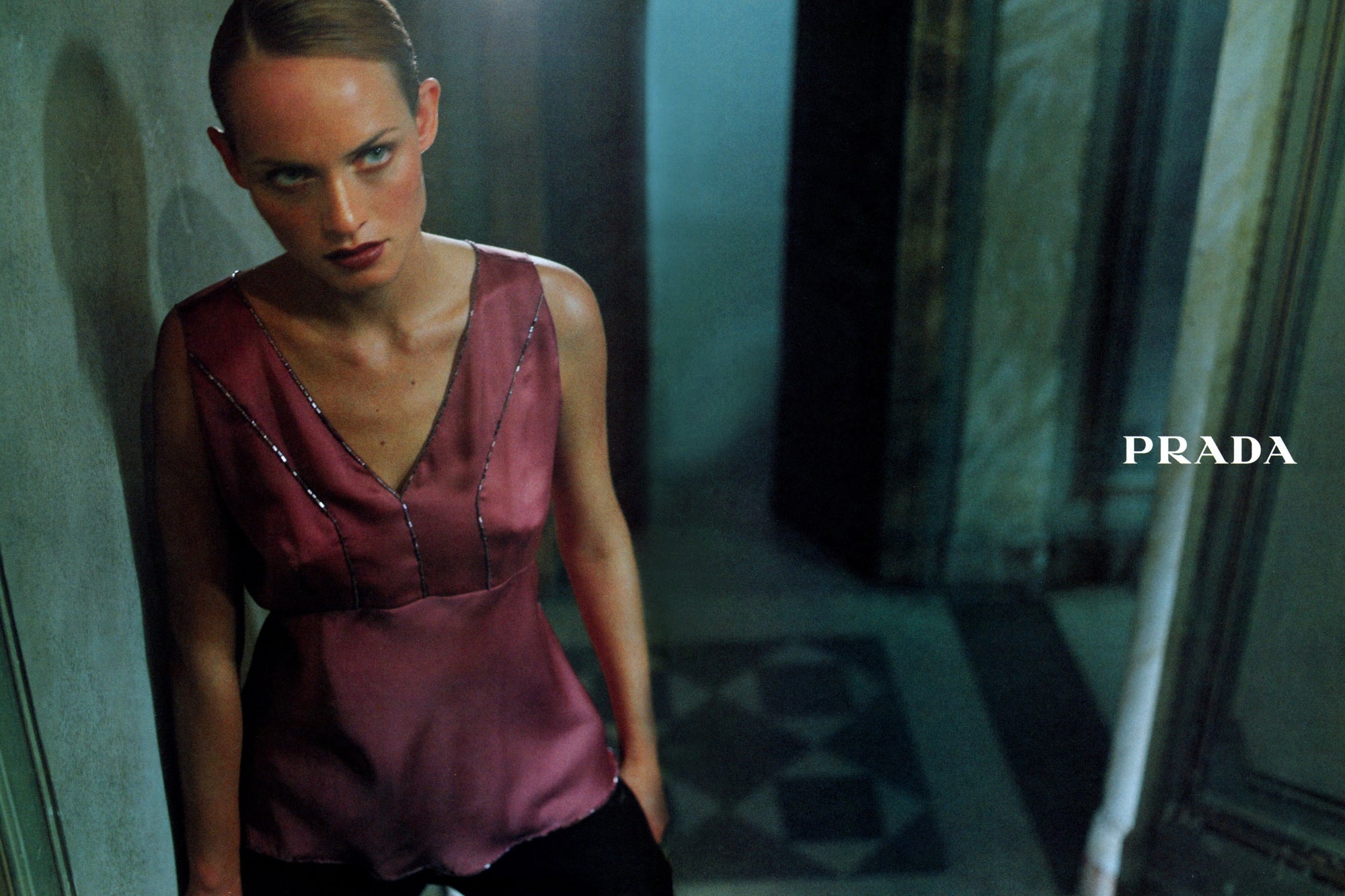 Prada FW1997 Silk Beaded Top (M)