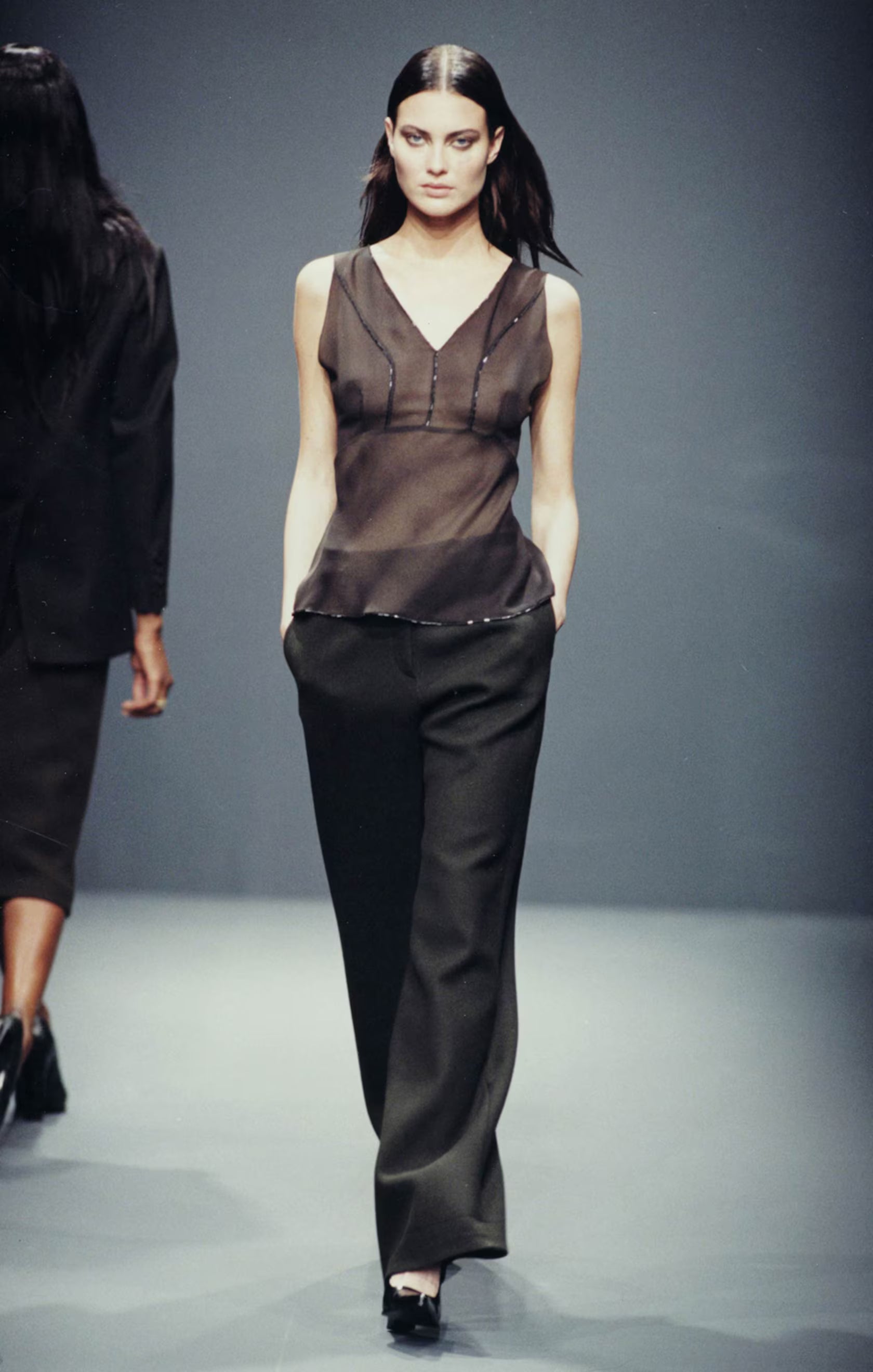 Prada FW1997 Silk Beaded Top (M)