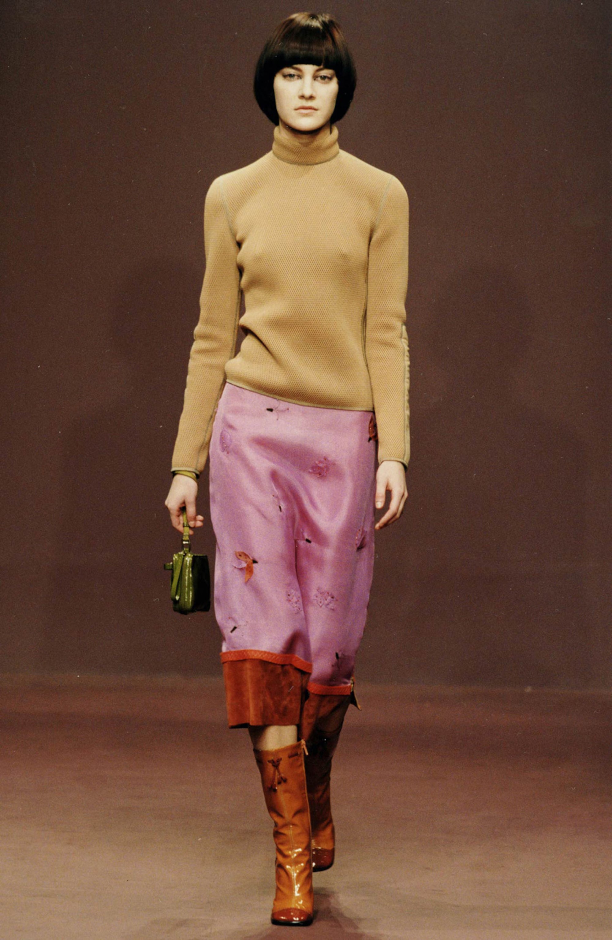 Prada FW1999 Leaf Skirt (XS)