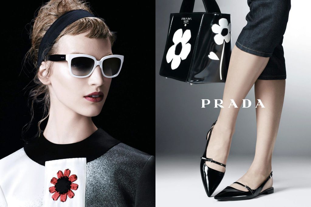 Prada SS2013 Flower Appliqué Gradient Dress (M)