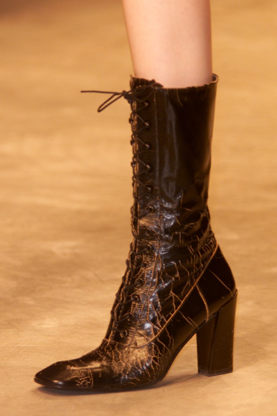 Miu Miu FW2001 Crackle Boots (39.5)